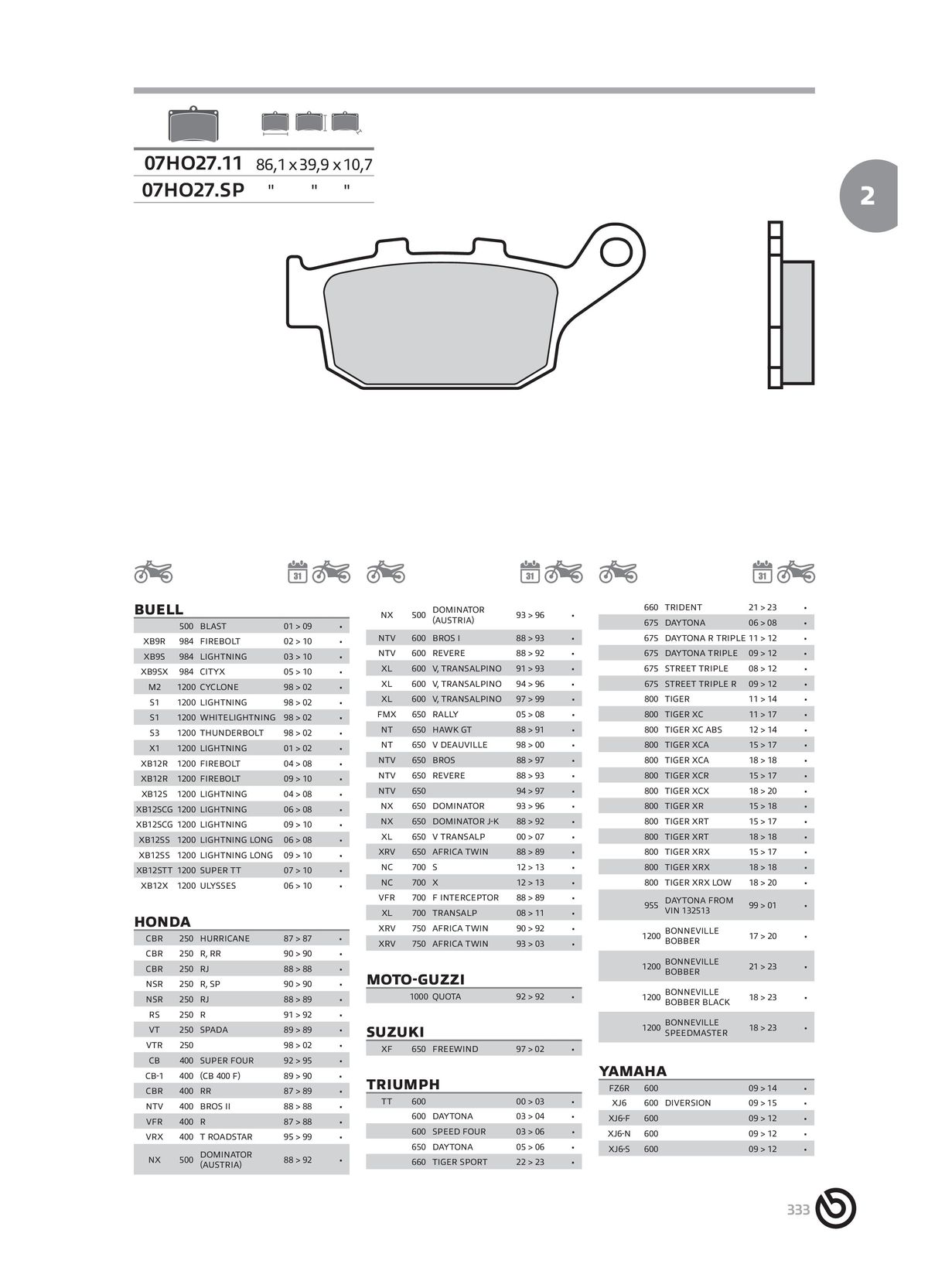 Catalogue BREMBO 2024 , page 00335