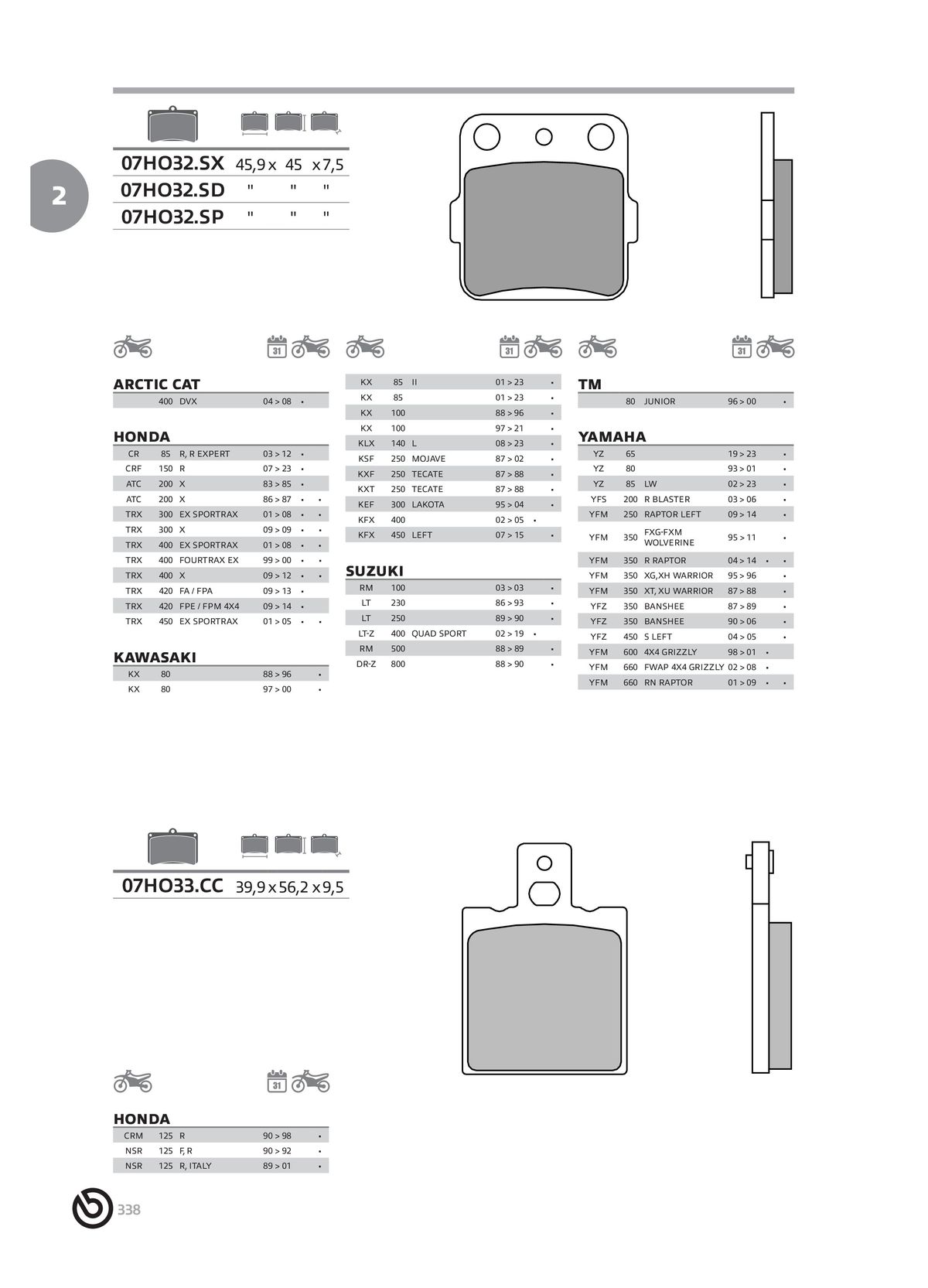 Catalogue BREMBO 2024 , page 00340