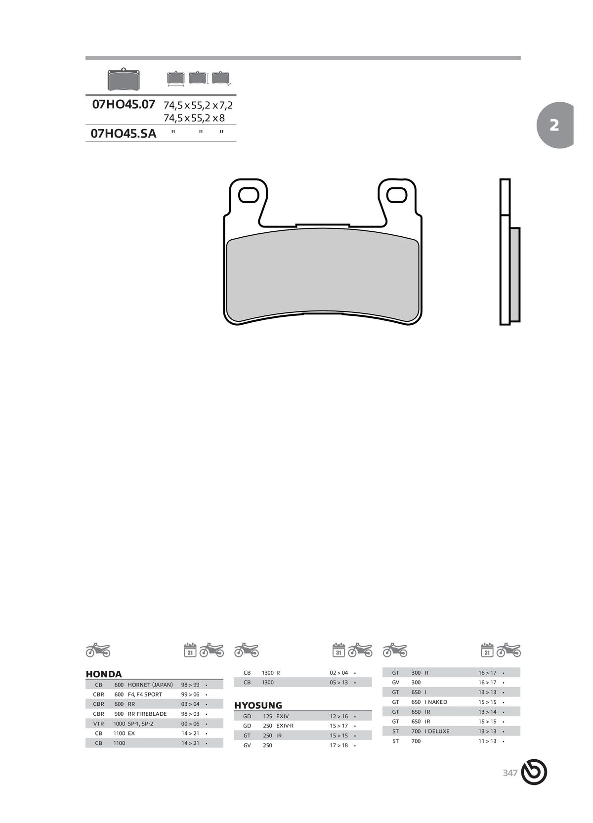 Catalogue BREMBO 2024 , page 00349