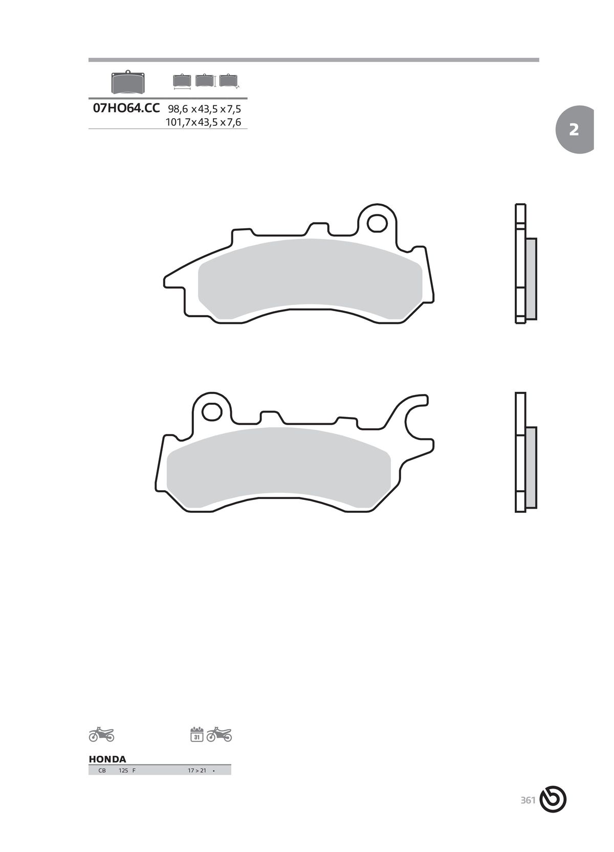 Catalogue BREMBO 2024 , page 00363