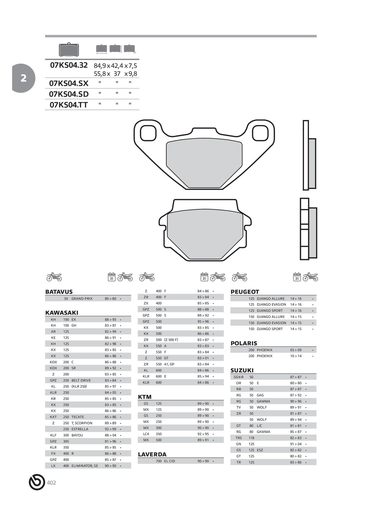 Catalogue BREMBO 2024 , page 00404