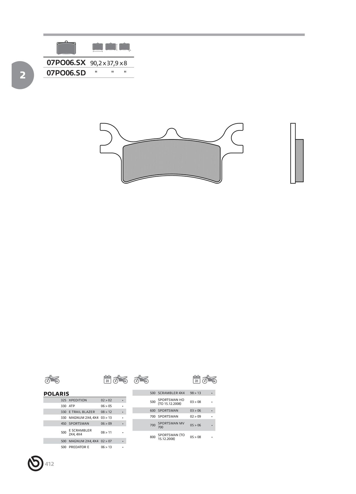 Catalogue BREMBO 2024 , page 00414