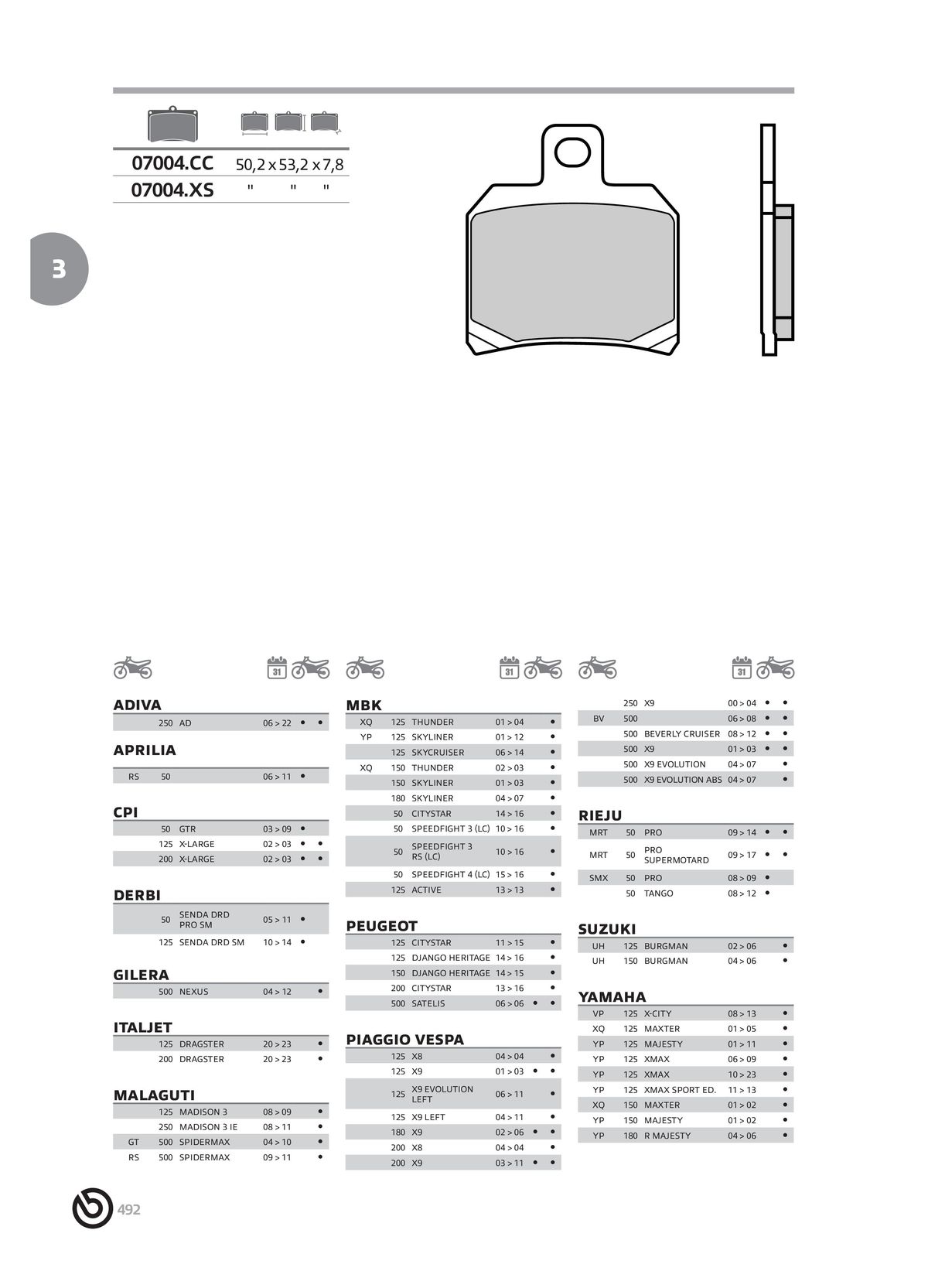 Catalogue BREMBO 2024 , page 00494