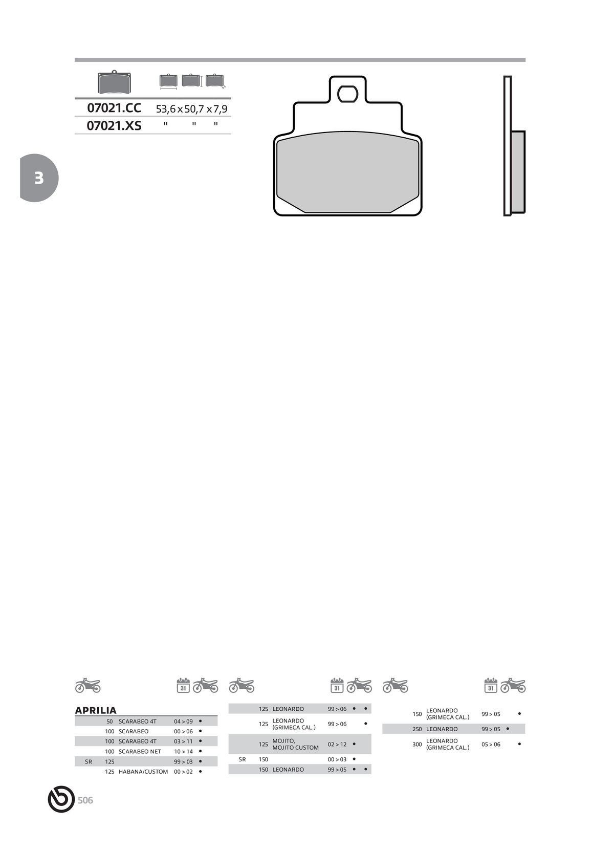 Catalogue BREMBO 2024 , page 00508