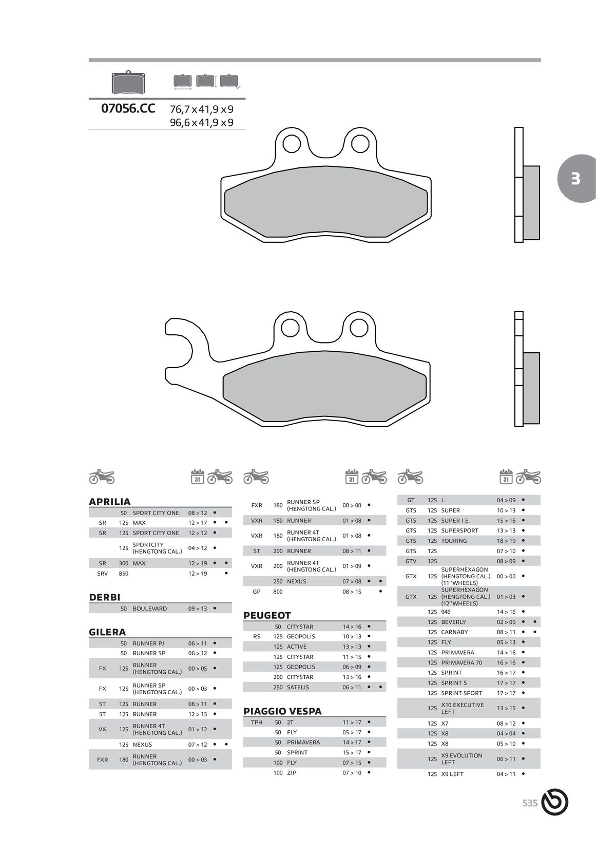 Catalogue BREMBO 2024 , page 00537