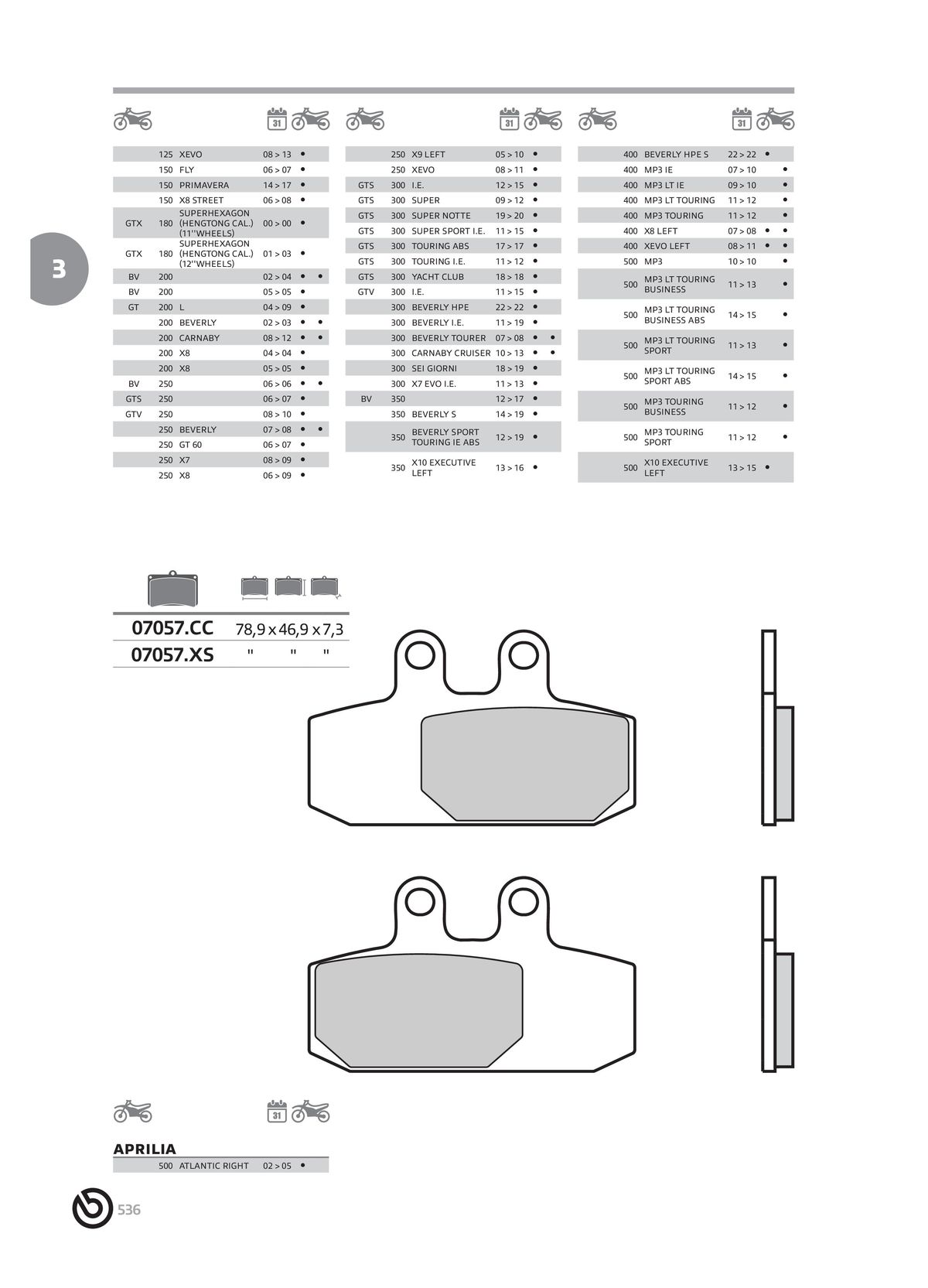 Catalogue BREMBO 2024 , page 00538