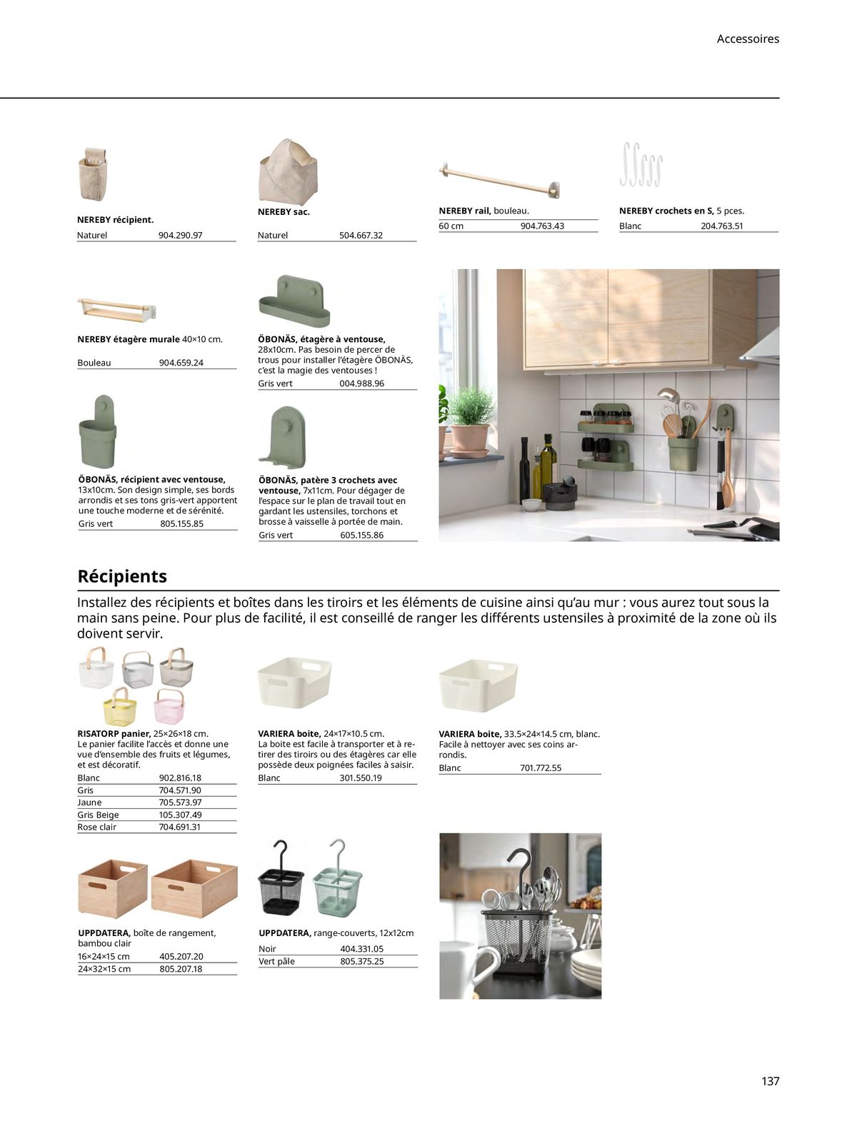 Catalogue IKEA CUISINES, page 00137
