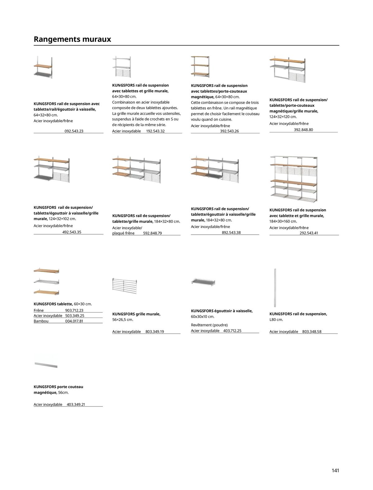 Catalogue IKEA CUISINES, page 00141