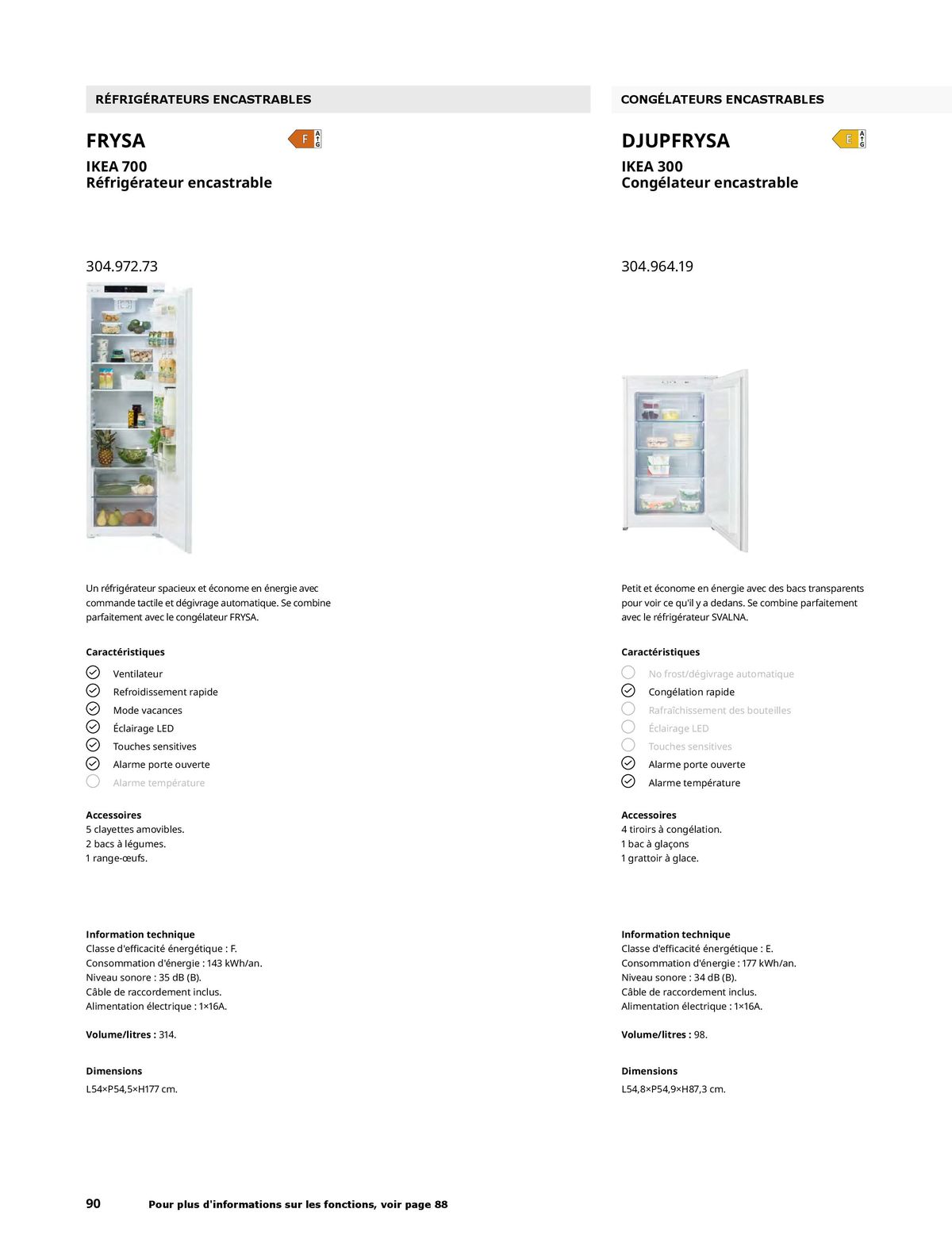 Catalogue IKEA ÉLECTROMÉNAGER, page 00090