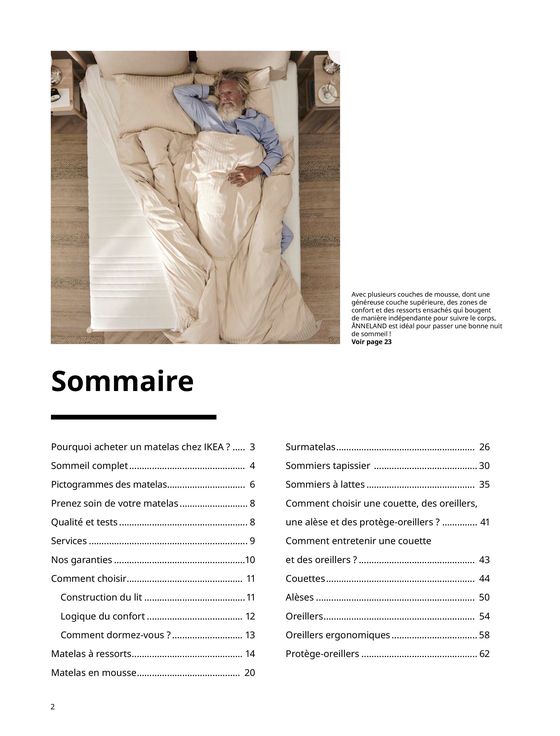 Catalogue IKEA à Strasbourg | Matelas, sommiers, couettes, oreillers, alèses et protèges-oreillers | 03/01/2024 - 30/11/2024