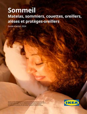 Catalogue IKEA à Paris | Matelas, sommiers, couettes, oreillers, alèses et protèges-oreillers | 03/01/2024 - 30/11/2024