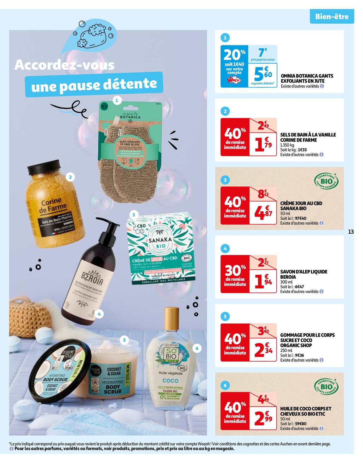 Catalogue Prenez soin de vous à prix tout doux !, page 00013