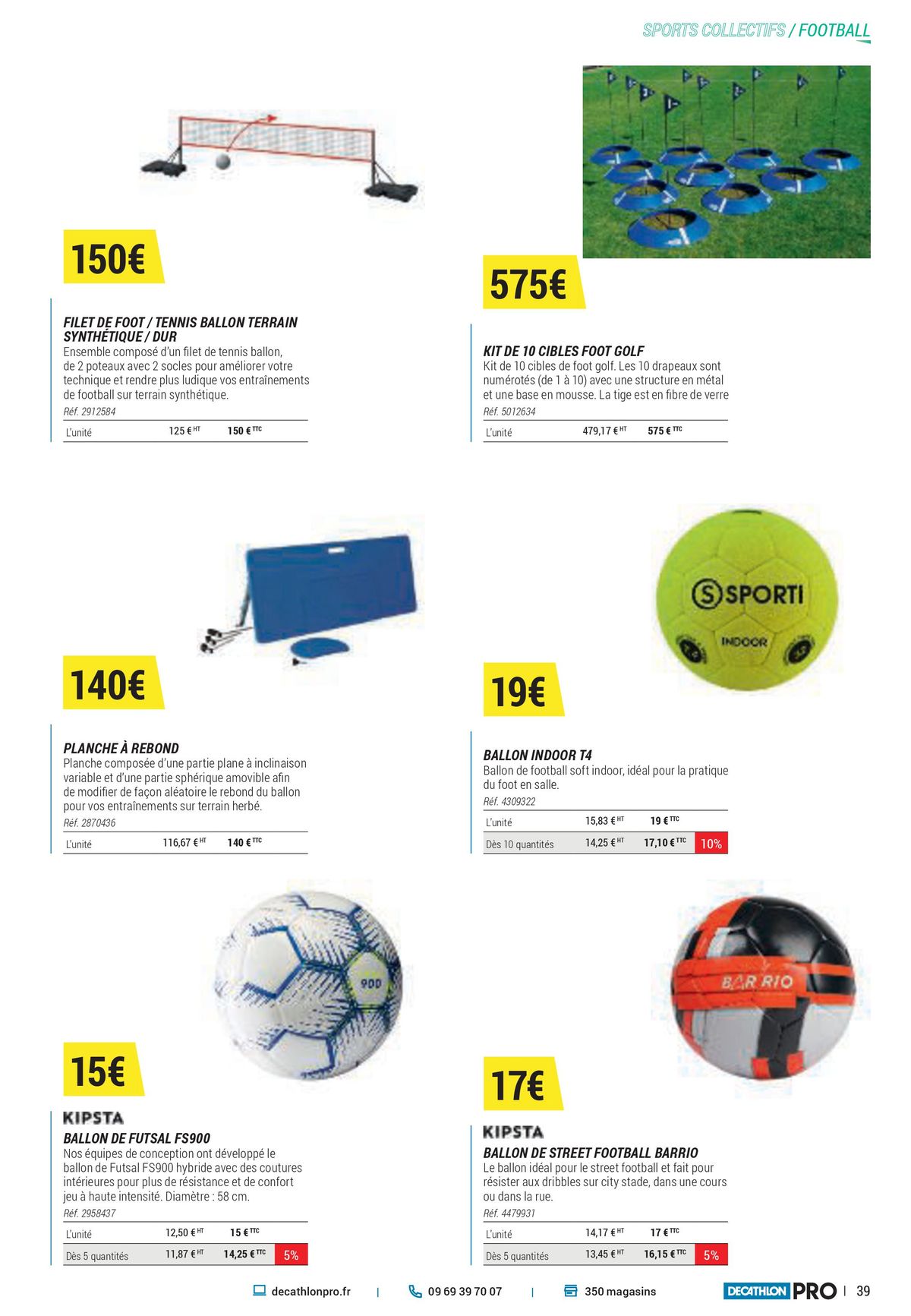 Catalogue Vous transmettez la passion du sport. On est votre plus grand supporter, page 00039