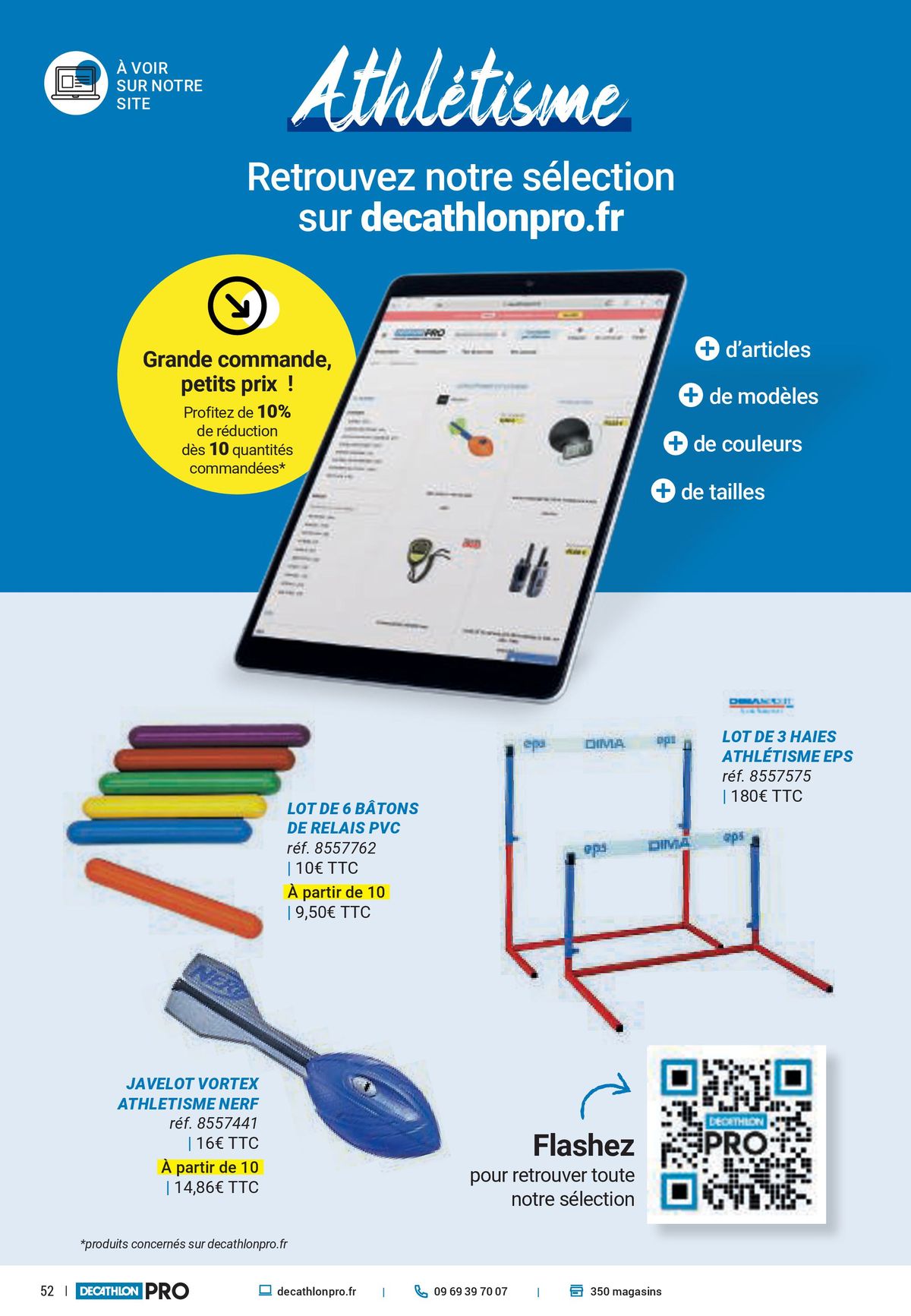 Catalogue Vous transmettez la passion du sport. On est votre plus grand supporter, page 00052