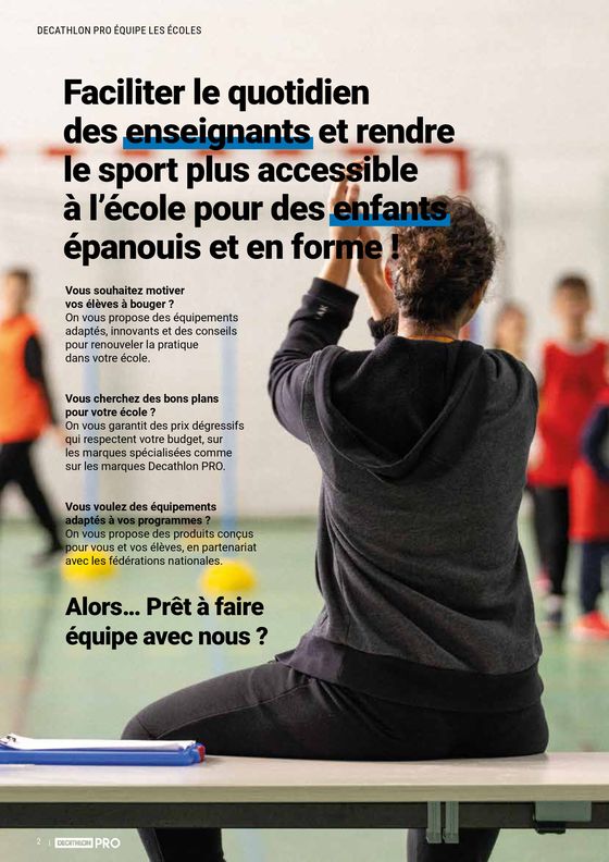 Catalogue Decathlon à Saint-Denis (Seine Saint Denis) | LE GUIDE DU SPORT AU PRIMAIRE | 04/01/2024 - 30/04/2024