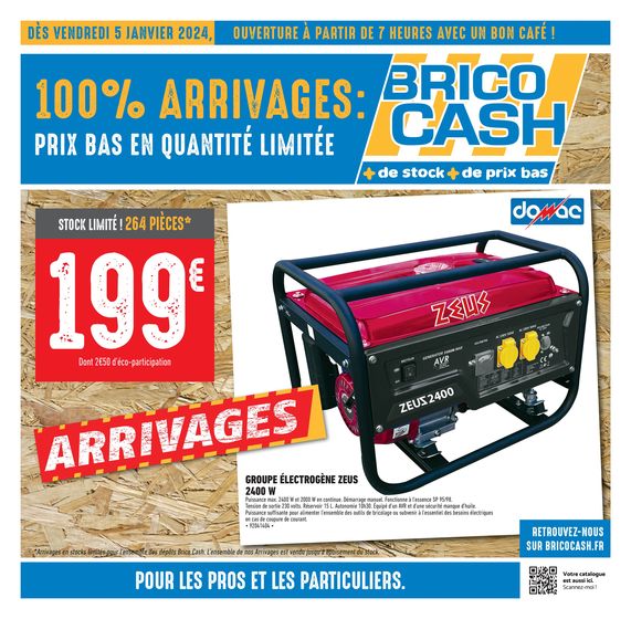 100% ARRIVAGES: PRIX BAS EN QUANTITÉ LIMITÉE