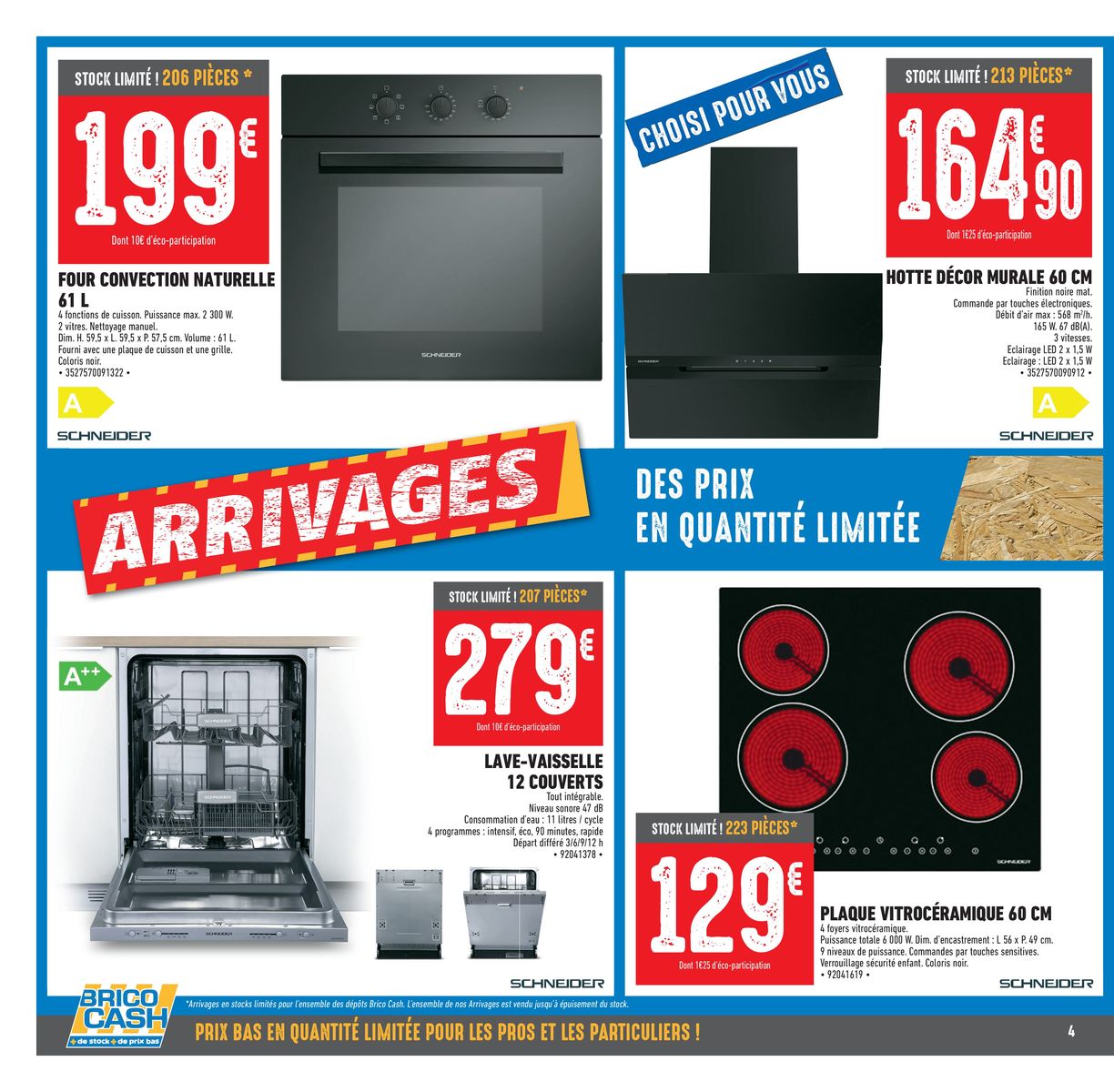 Catalogue 100% ARRIVAGES: PRIX BAS EN QUANTITÉ LIMITÉE, page 00004