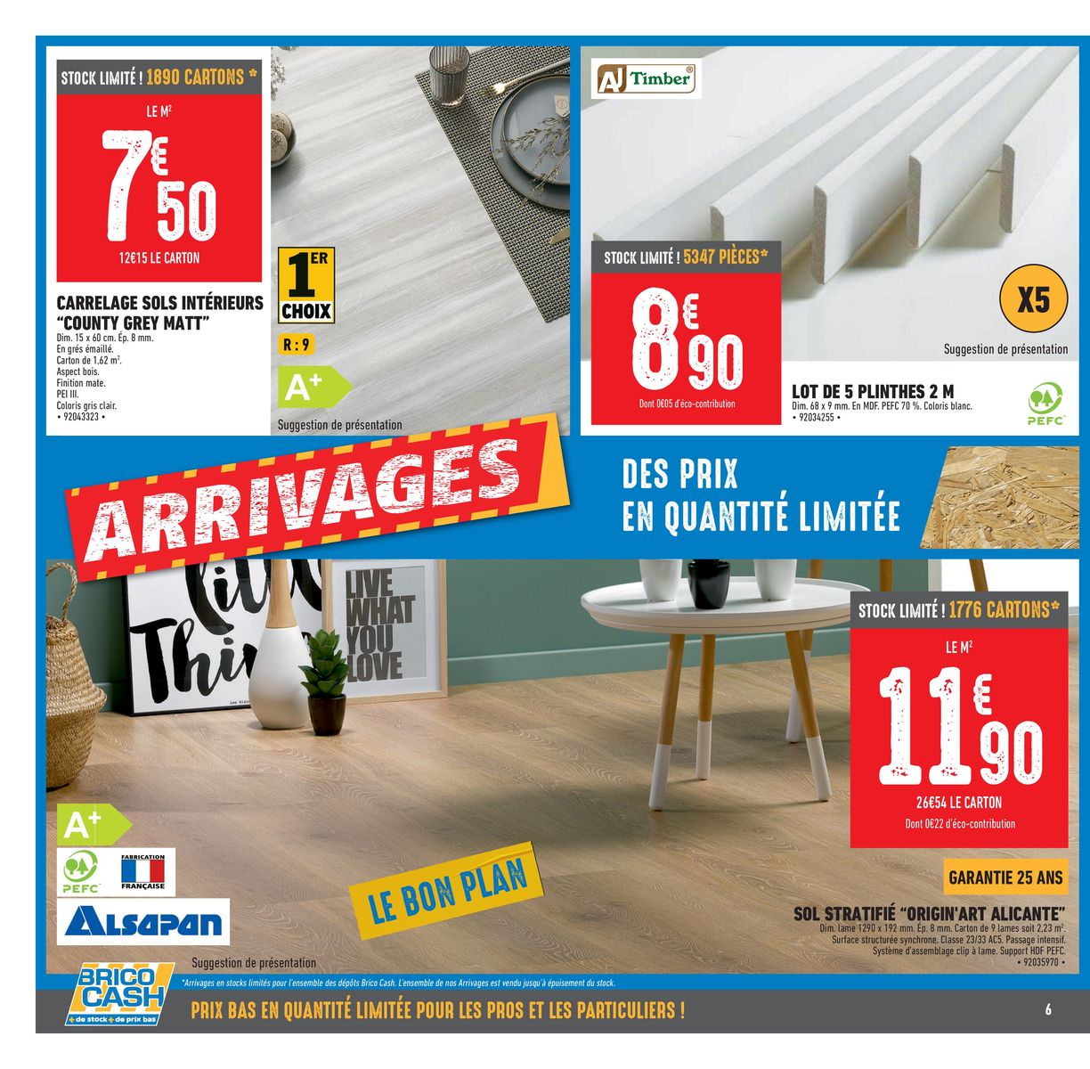 Catalogue 100% ARRIVAGES: PRIX BAS EN QUANTITÉ LIMITÉE, page 00006