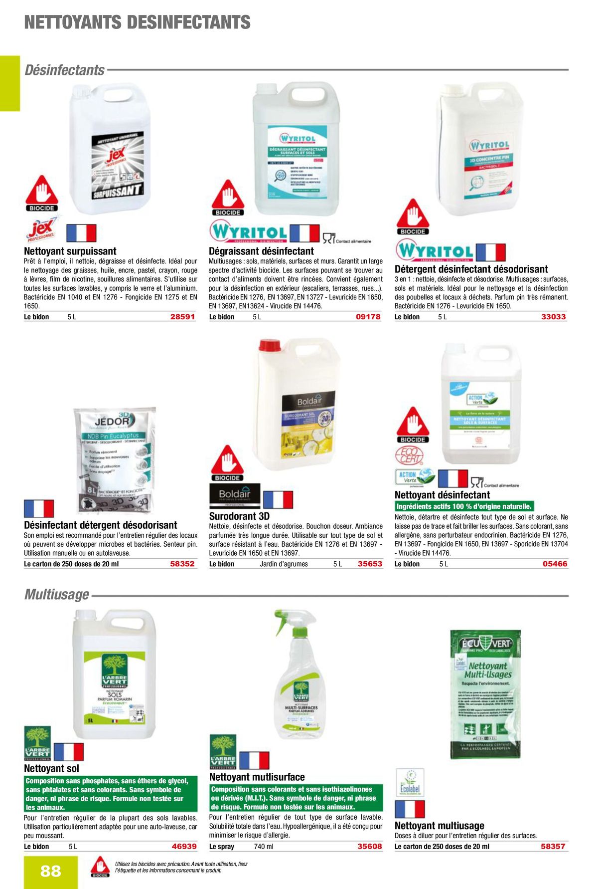 Catalogue Fournitures aux Entreprises 2024, page 00090