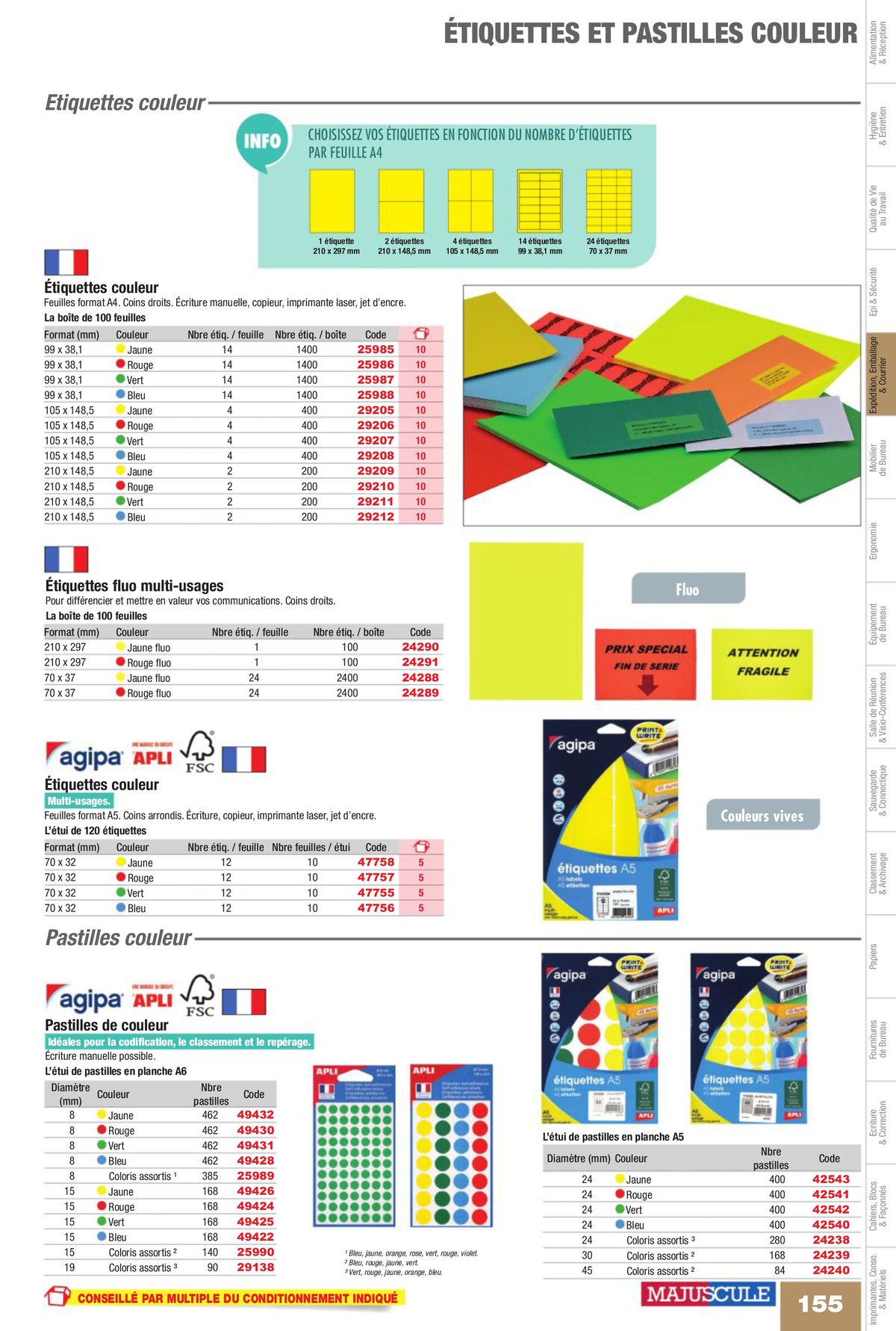 Catalogue Fournitures aux Entreprises 2024, page 00157