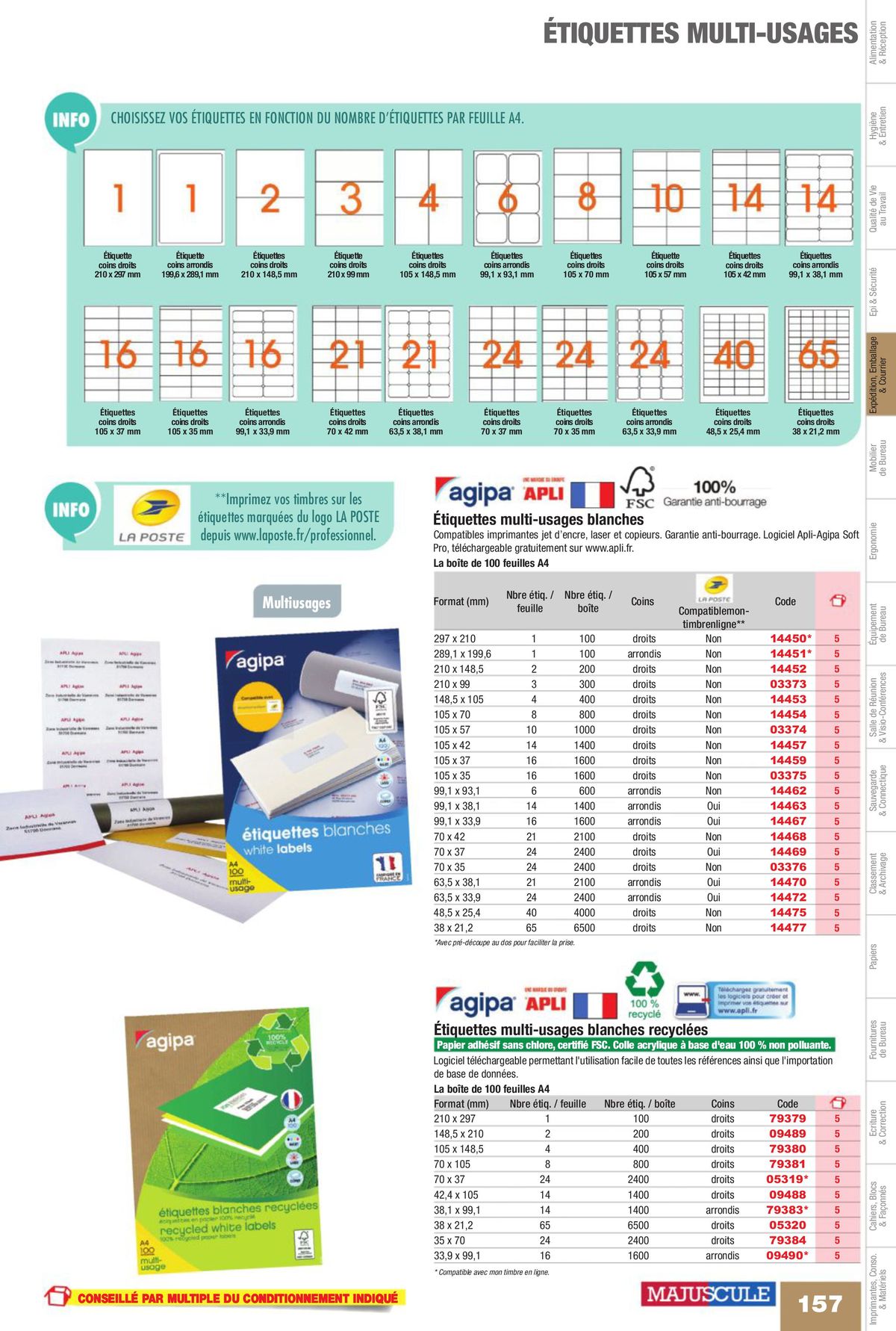 Catalogue Fournitures aux Entreprises 2024, page 00159