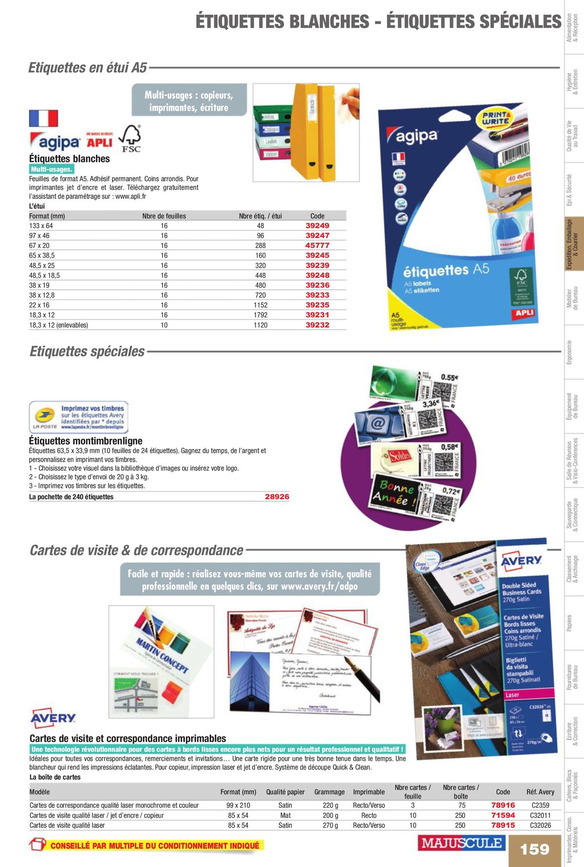 Catalogue Fournitures aux Entreprises 2024, page 00161