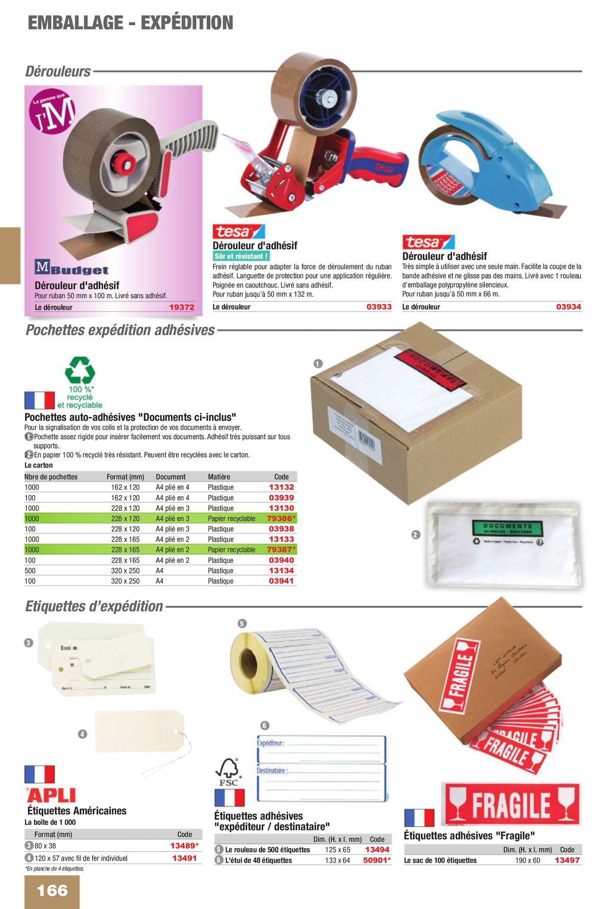 Catalogue Fournitures aux Entreprises 2024, page 00168