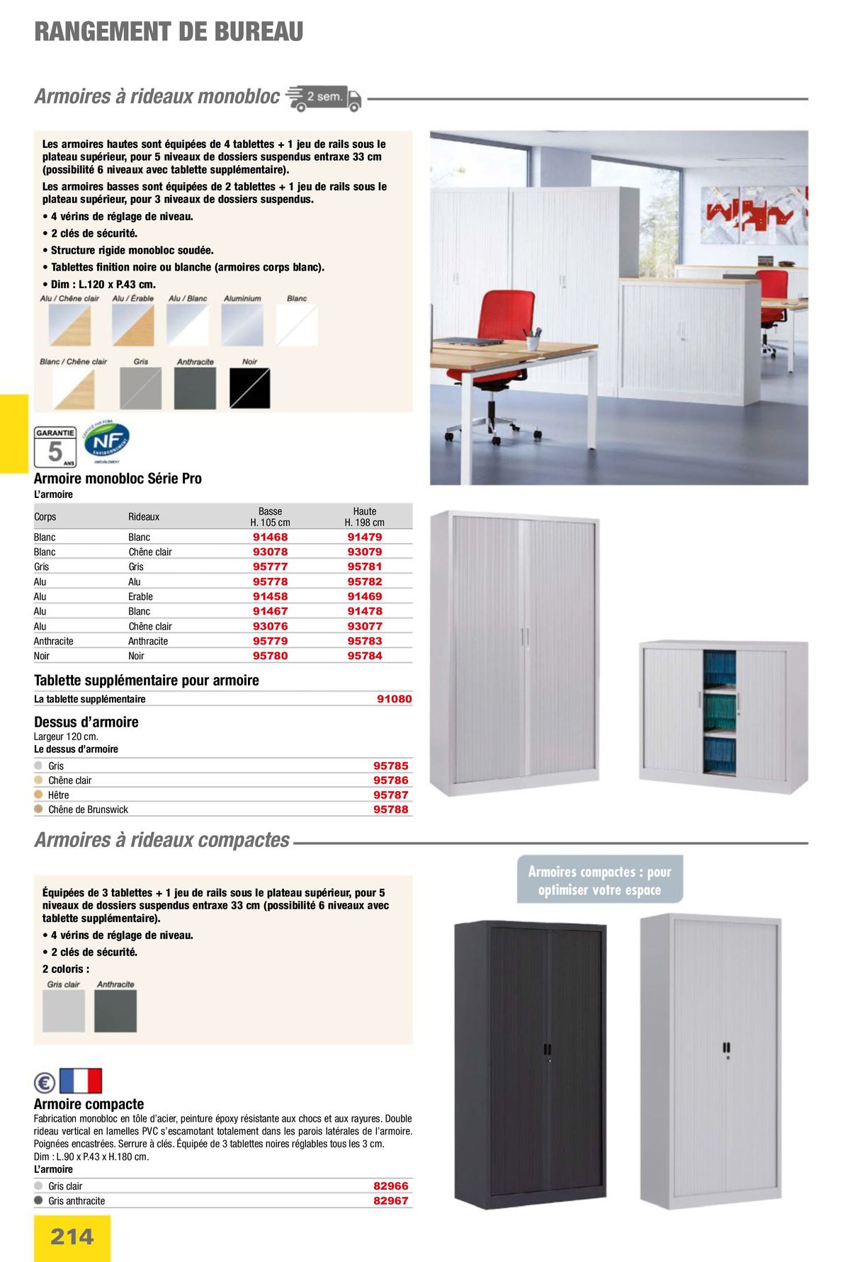 Catalogue Fournitures aux Entreprises 2024, page 00216