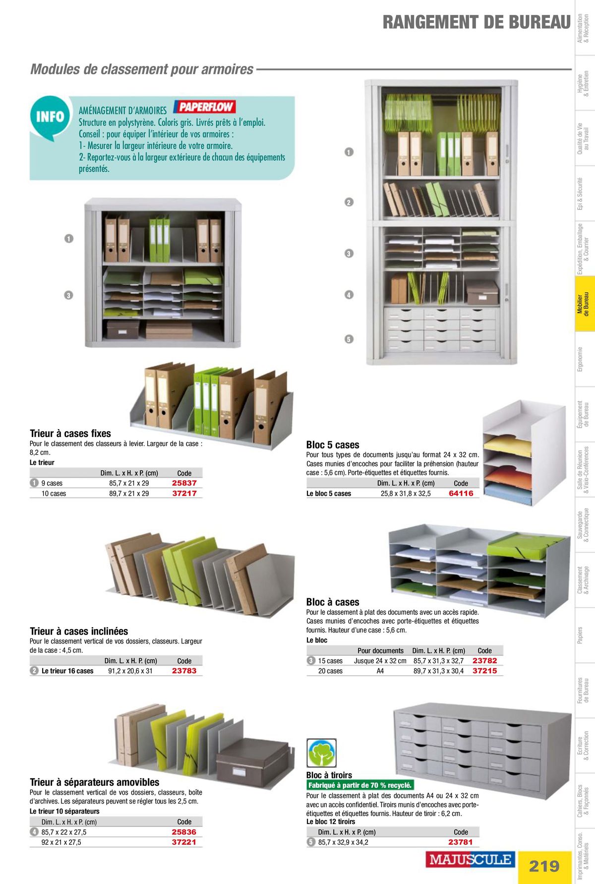 Catalogue Fournitures aux Entreprises 2024, page 00221