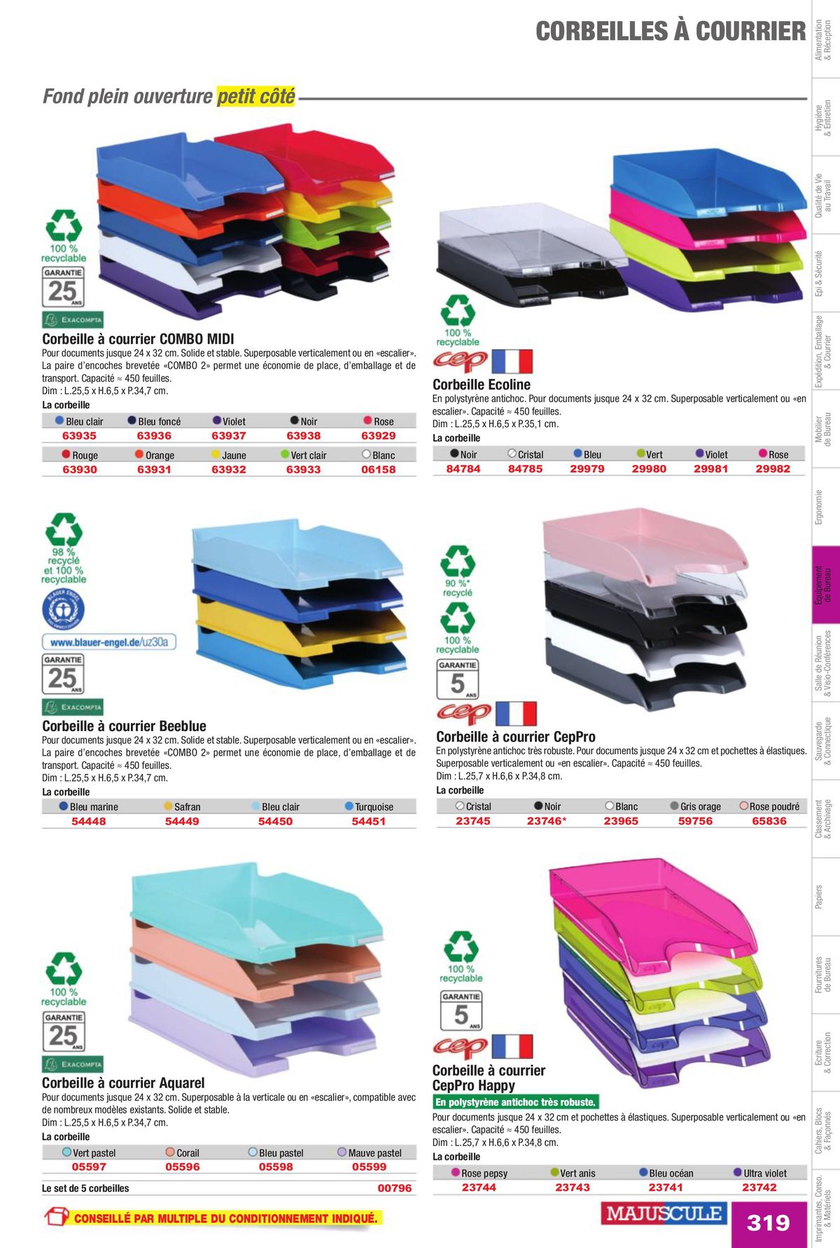 Catalogue Fournitures aux Entreprises 2024, page 00321