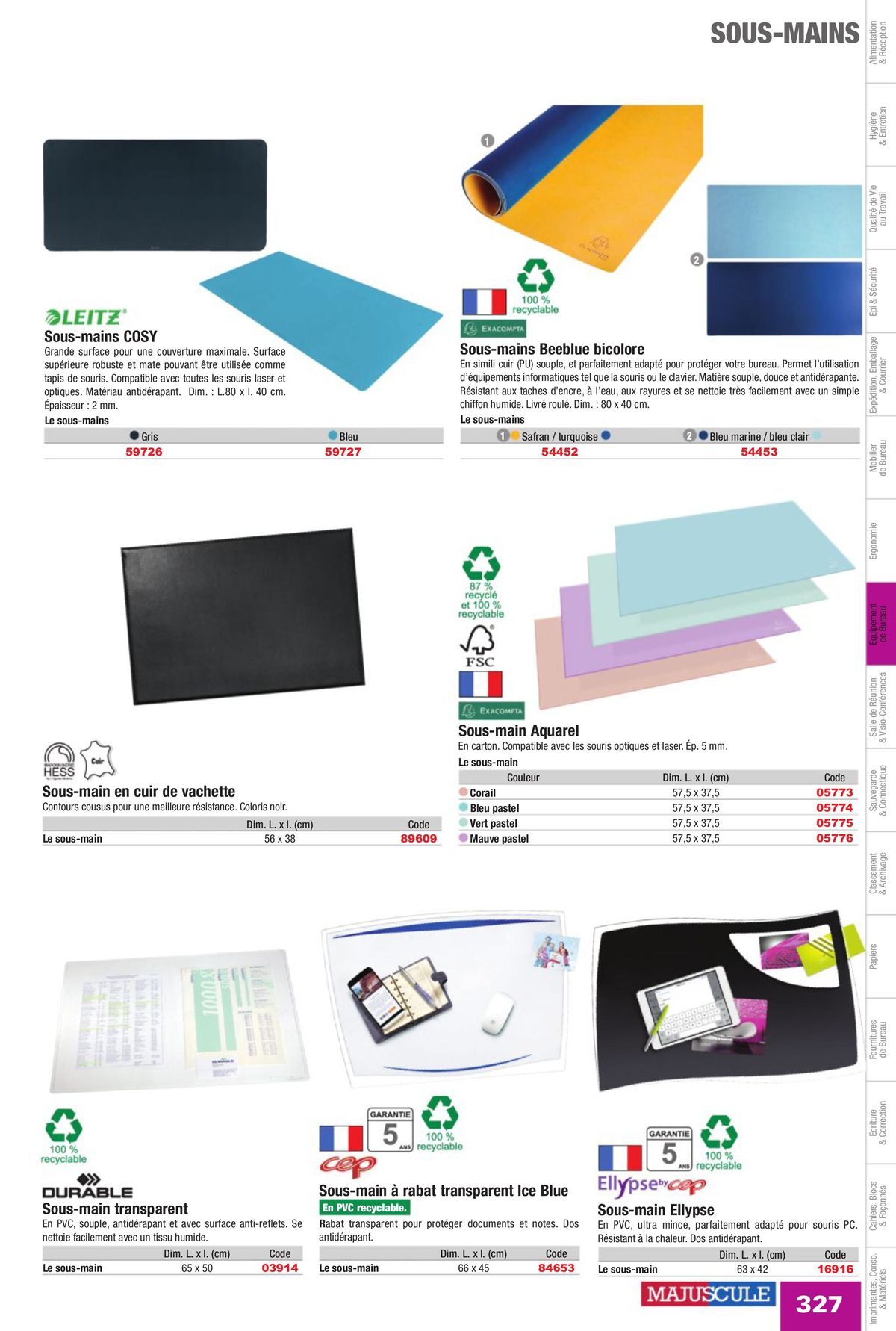 Catalogue Fournitures aux Entreprises 2024, page 00329