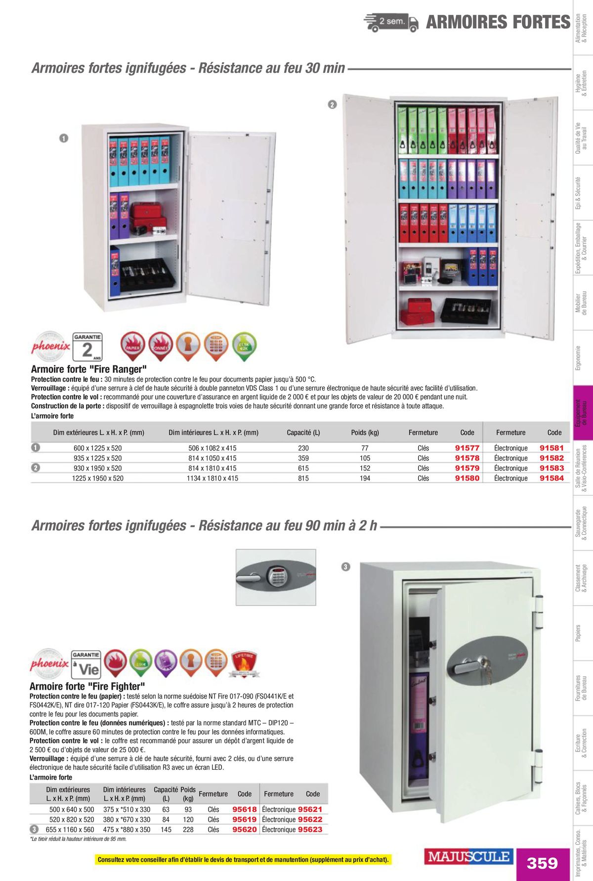 Catalogue Fournitures aux Entreprises 2024, page 00361