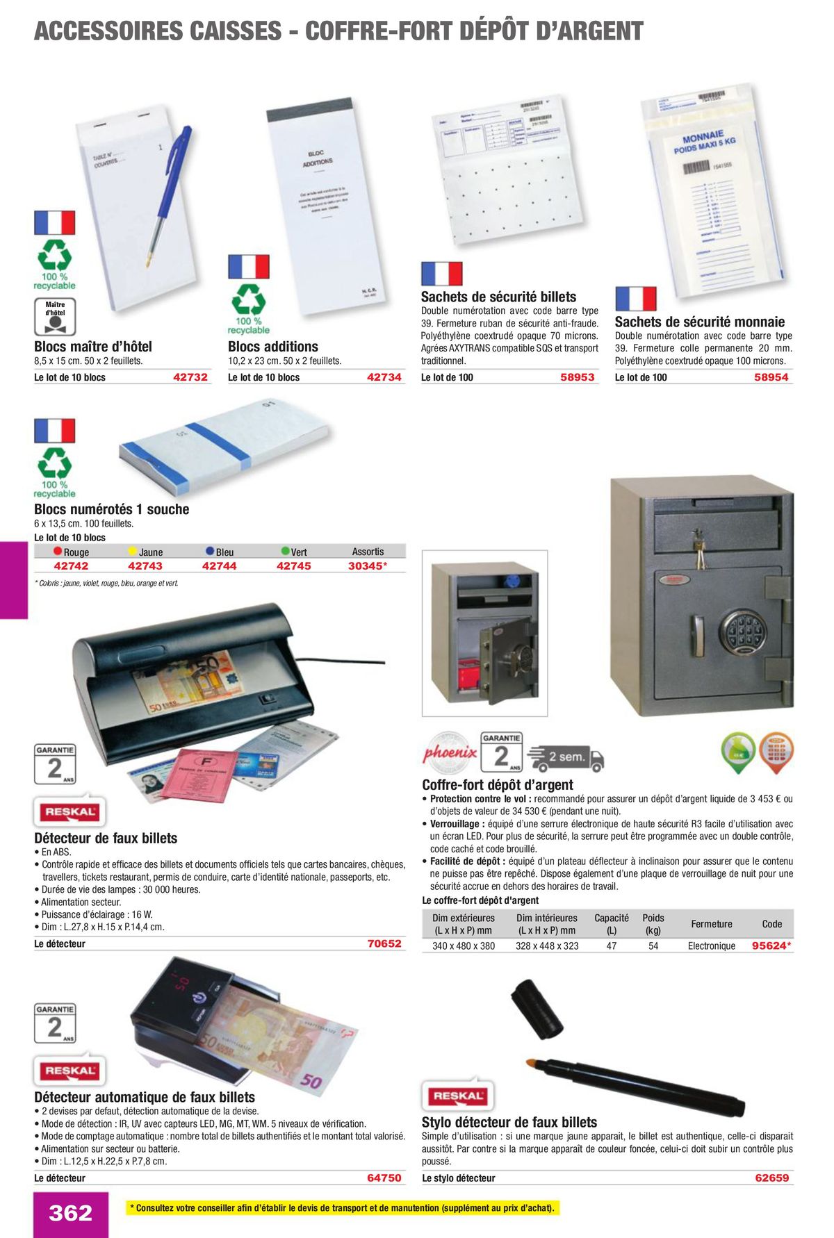 Catalogue Fournitures aux Entreprises 2024, page 00364