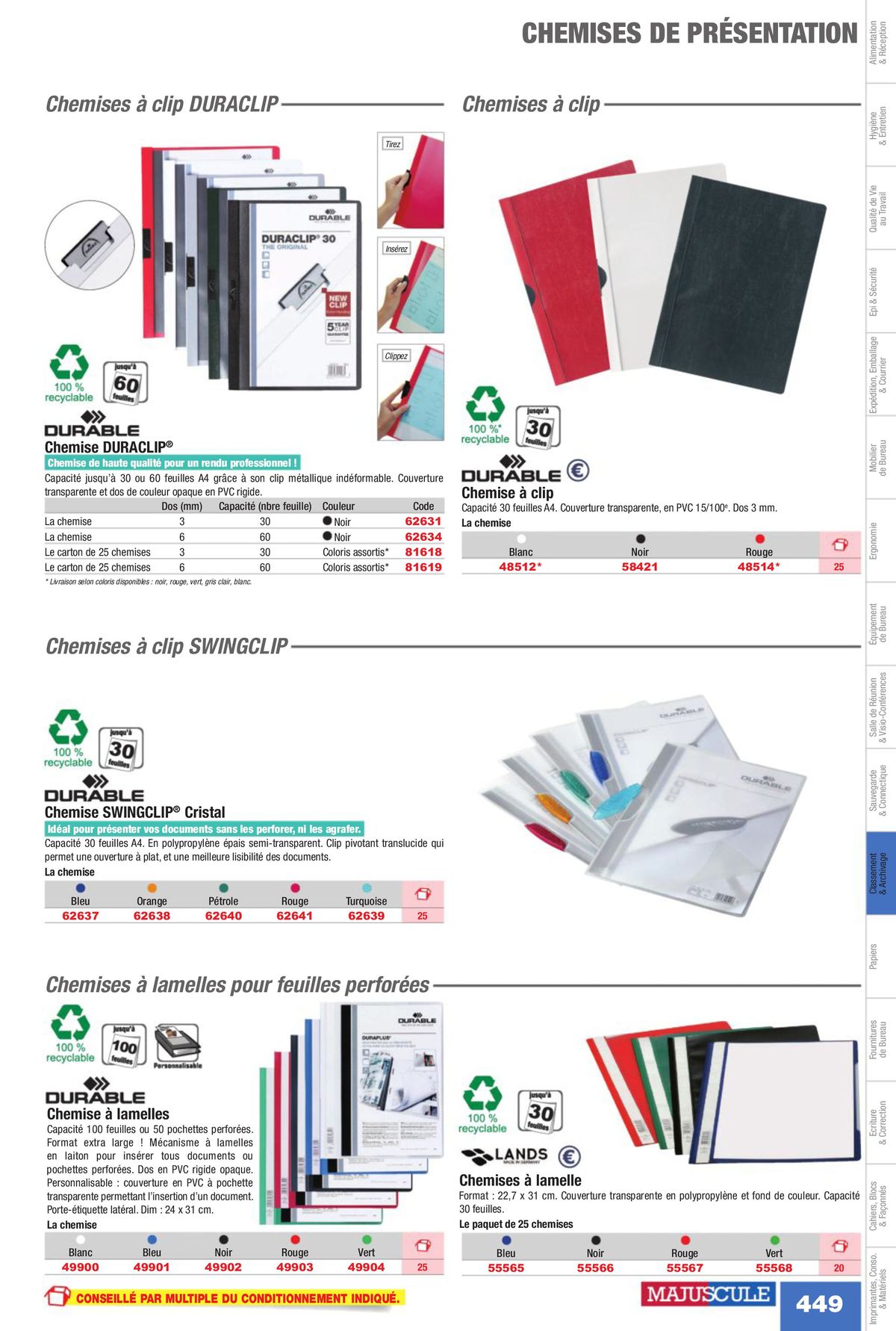 Catalogue Fournitures aux Entreprises 2024, page 00451