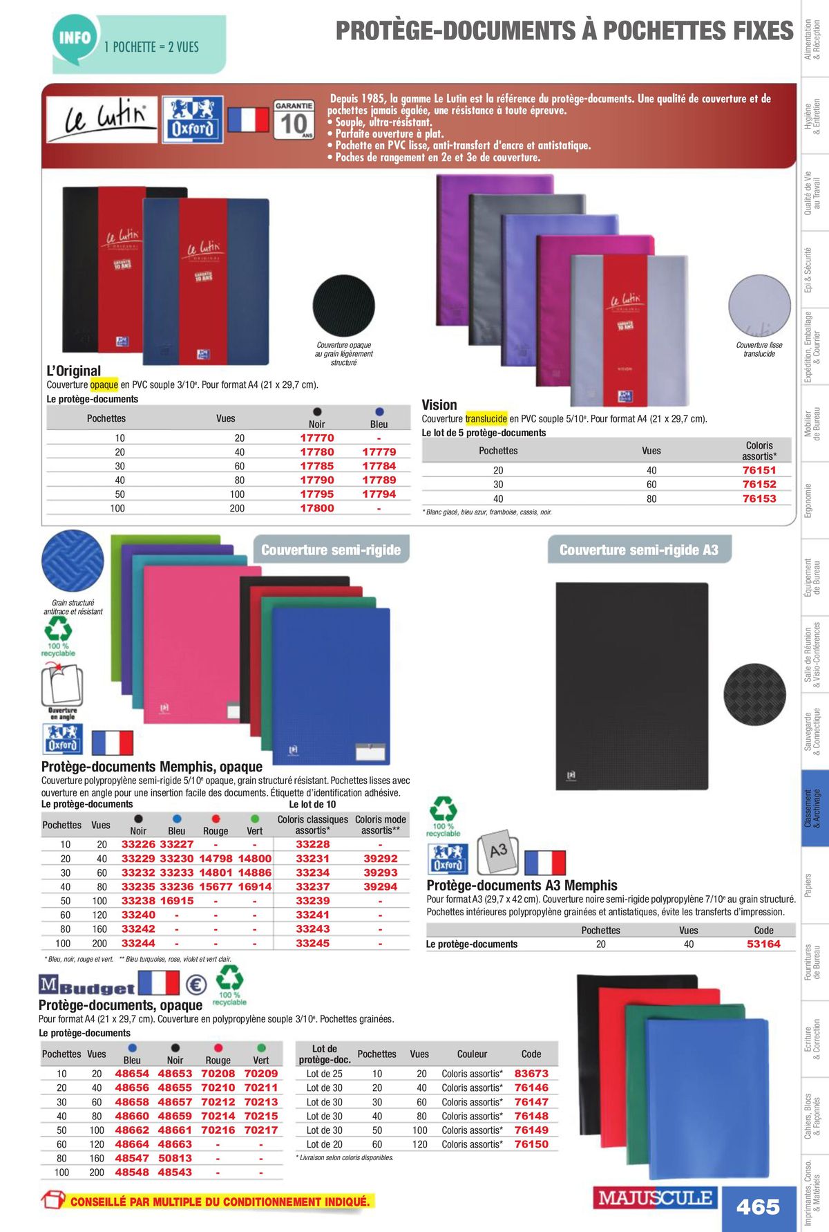 Catalogue Fournitures aux Entreprises 2024, page 00467