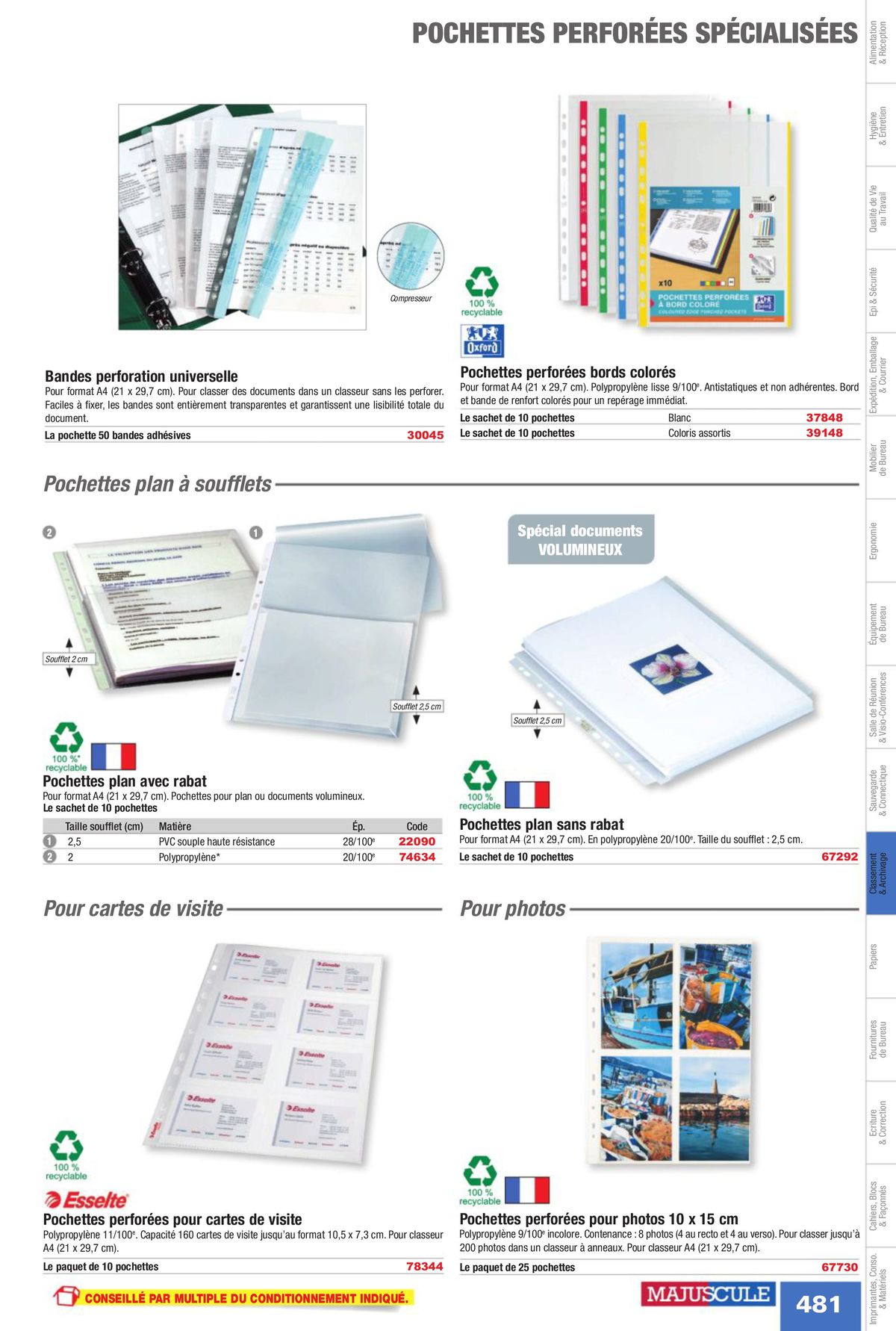 Catalogue Fournitures aux Entreprises 2024, page 00483