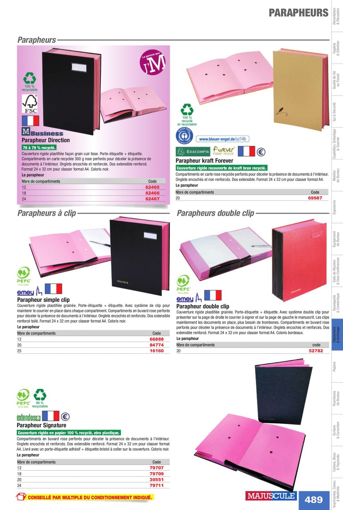 Catalogue Fournitures aux Entreprises 2024, page 00491