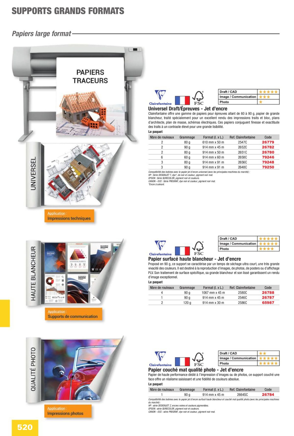 Catalogue Fournitures aux Entreprises 2024, page 00522