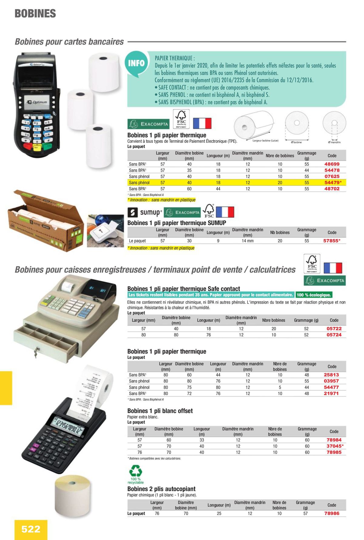 Catalogue Fournitures aux Entreprises 2024, page 00524