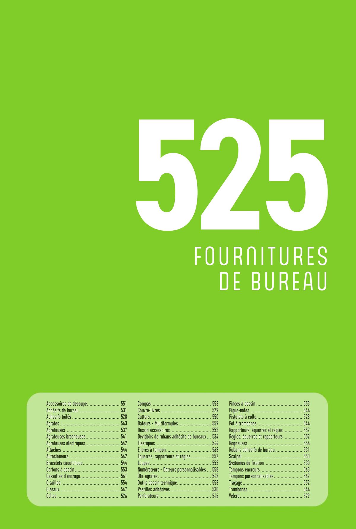 Catalogue Fournitures aux Entreprises 2024, page 00527