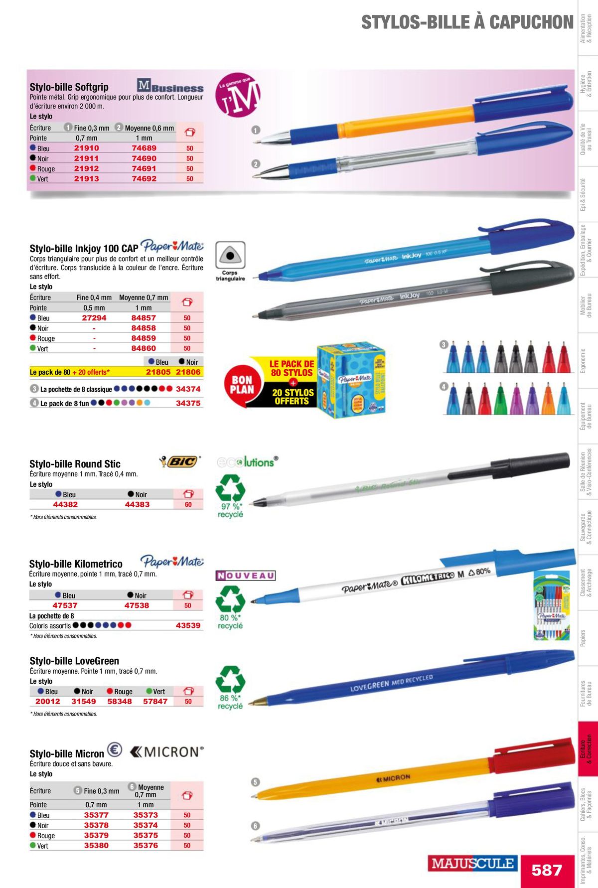 Catalogue Fournitures aux Entreprises 2024, page 00589