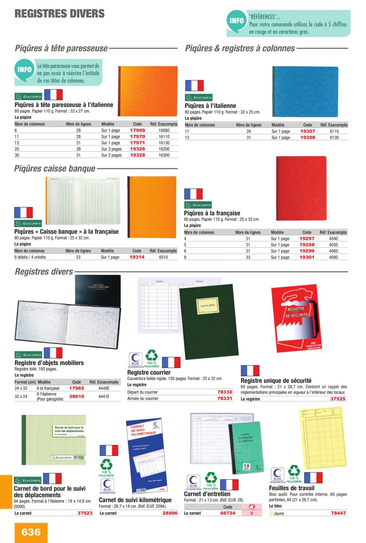 Catalogue Fournitures aux Entreprises 2024, page 00638
