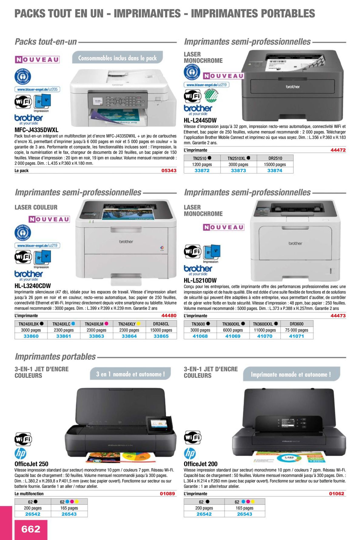 Catalogue Fournitures aux Entreprises 2024, page 00664