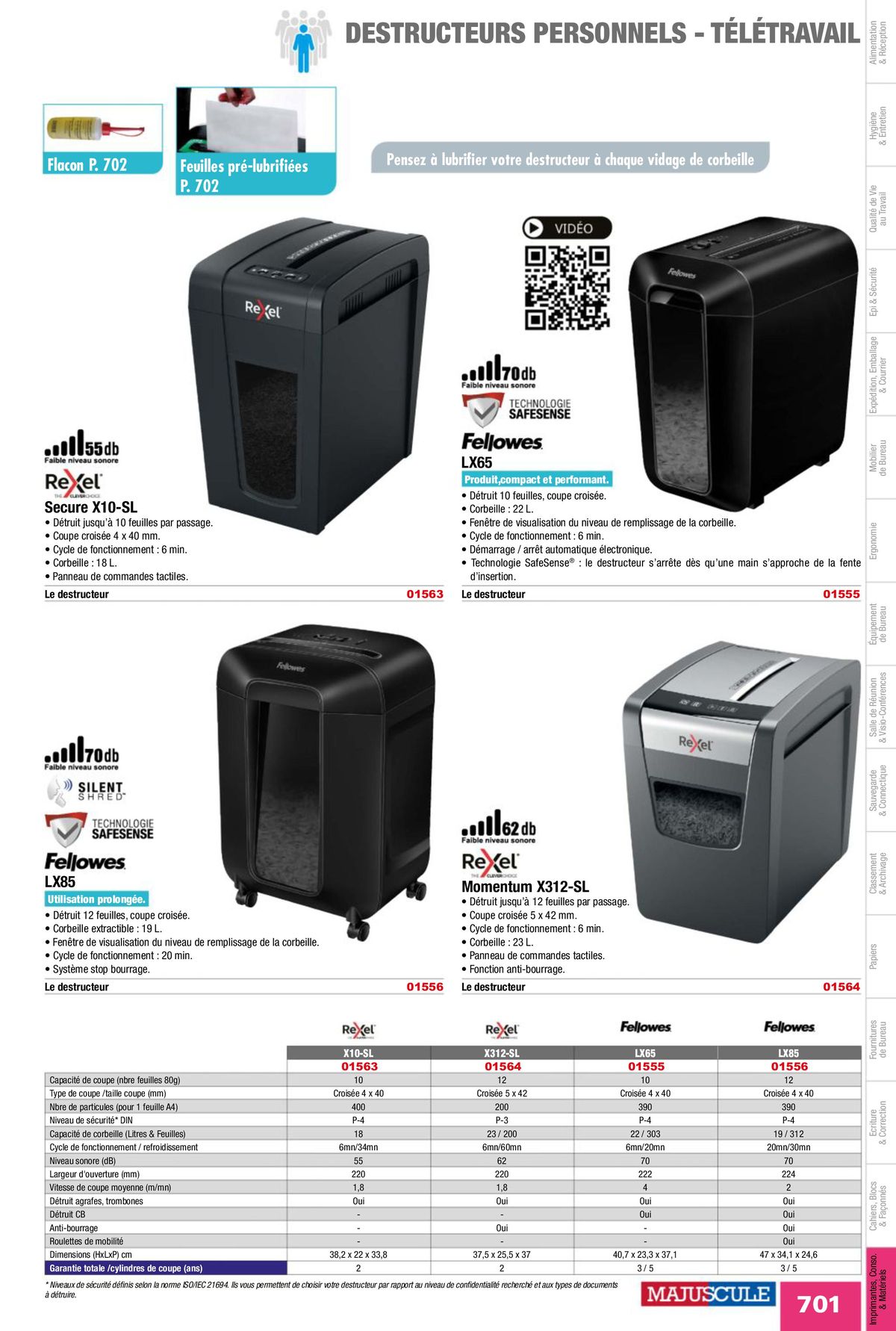 Catalogue Fournitures aux Entreprises 2024, page 00703