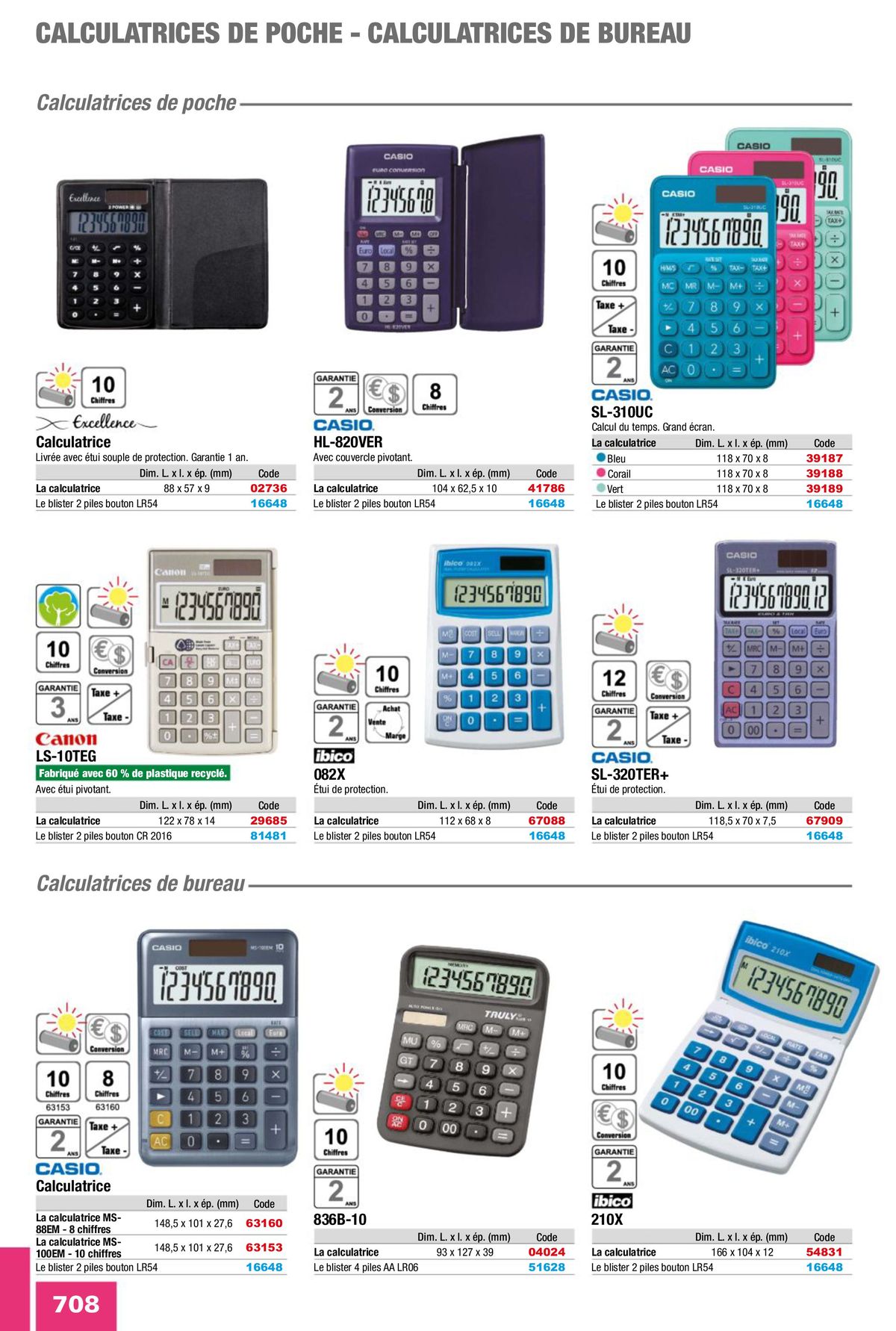 Catalogue Fournitures aux Entreprises 2024, page 00710