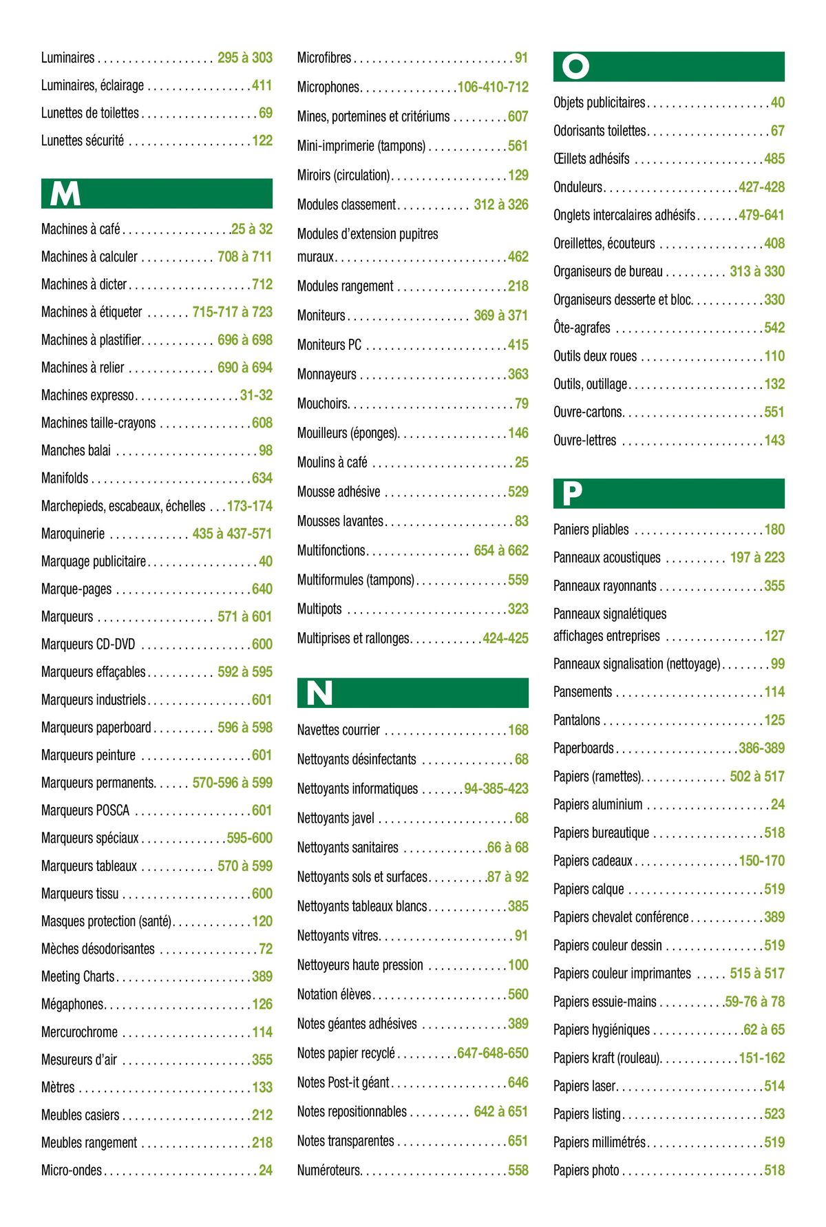 Catalogue Fournitures aux Entreprises 2024, page 00736