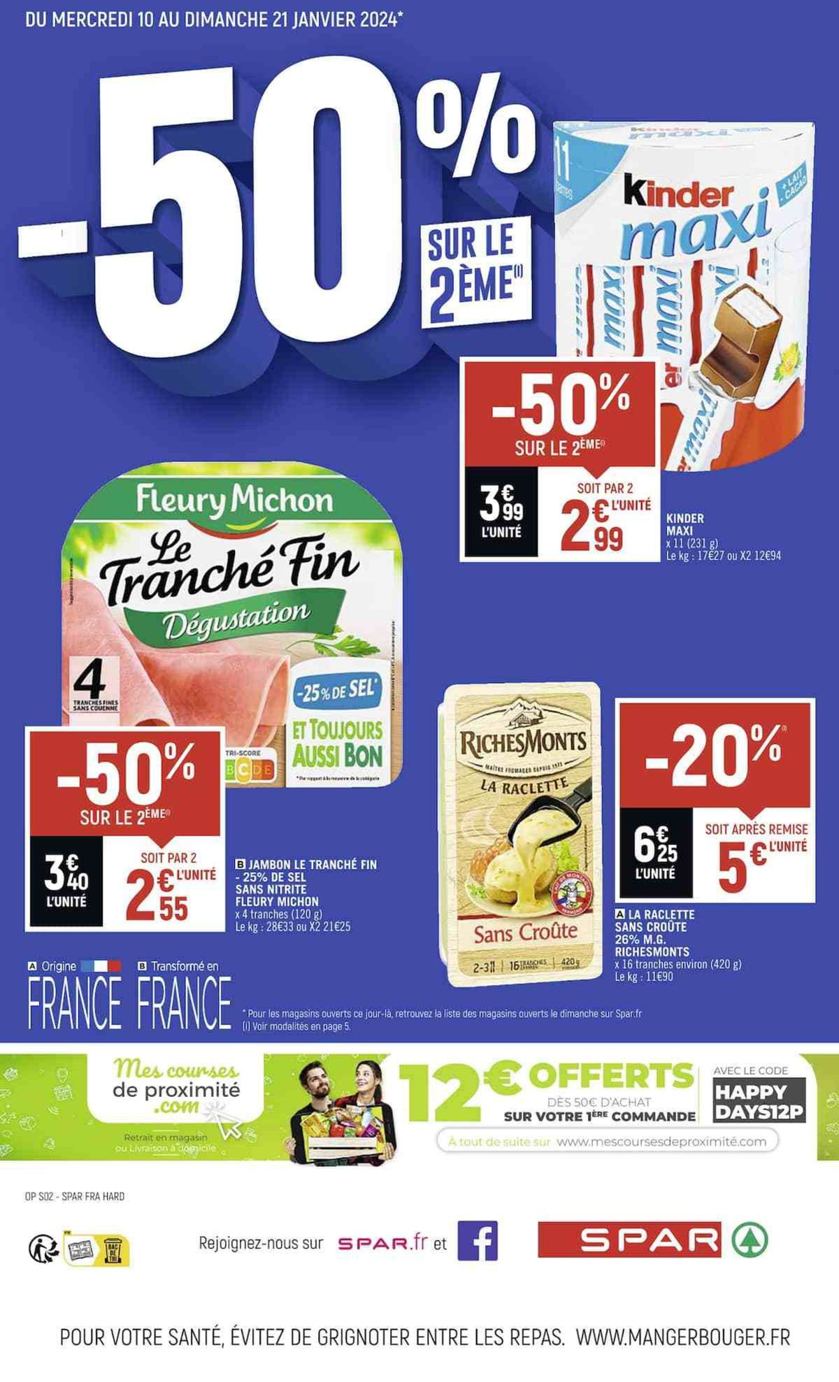 Catalogue SPAR ICI LES NOUVEAUX BONS PLANS !, page 00008