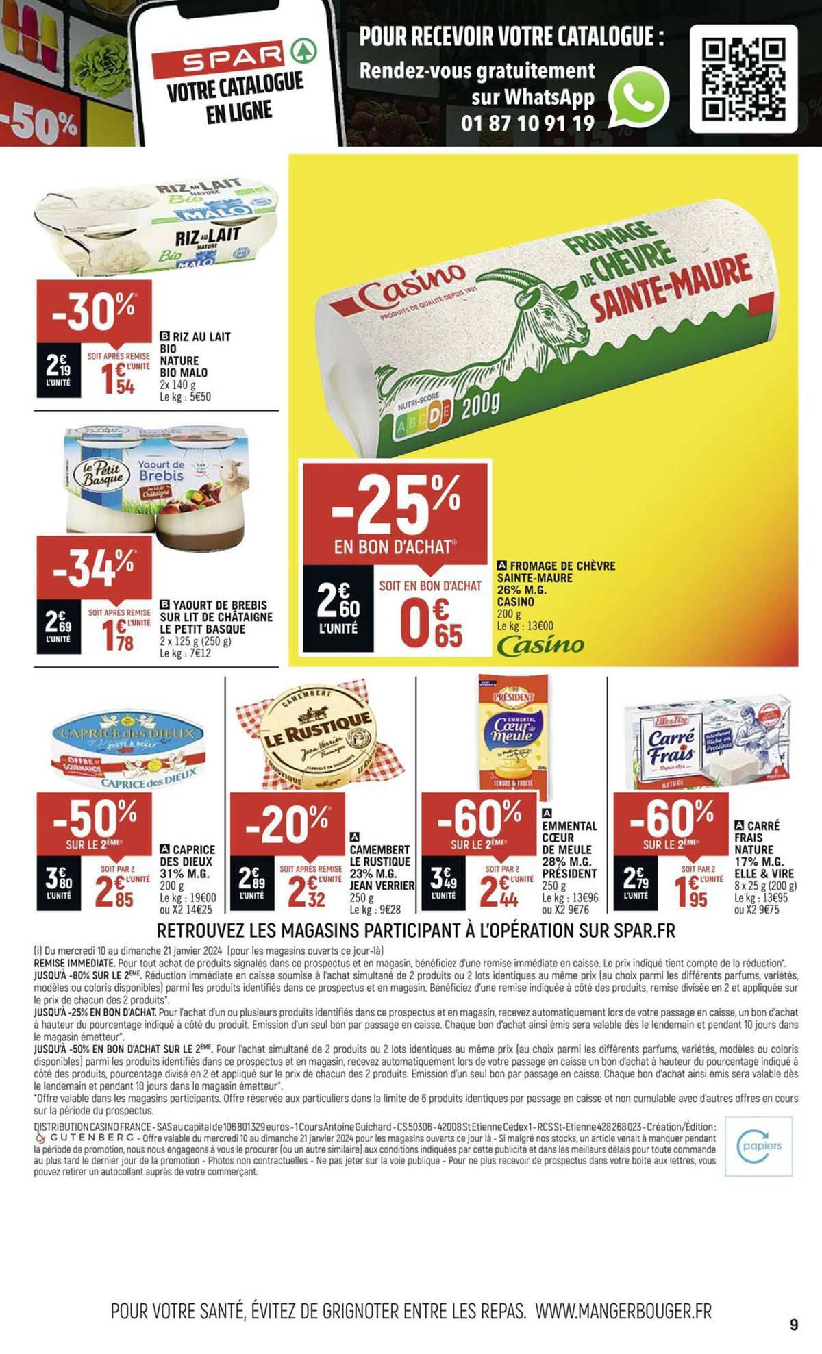 Catalogue SPAR ICI LES NOUVEAUX BONS PLANS !, page 00011