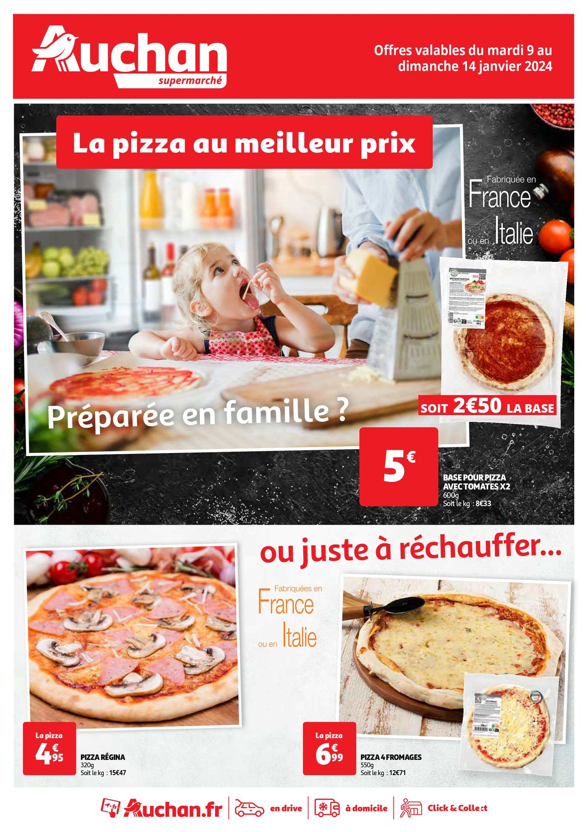 Catalogue La pizza au meilleur prix, page 00001