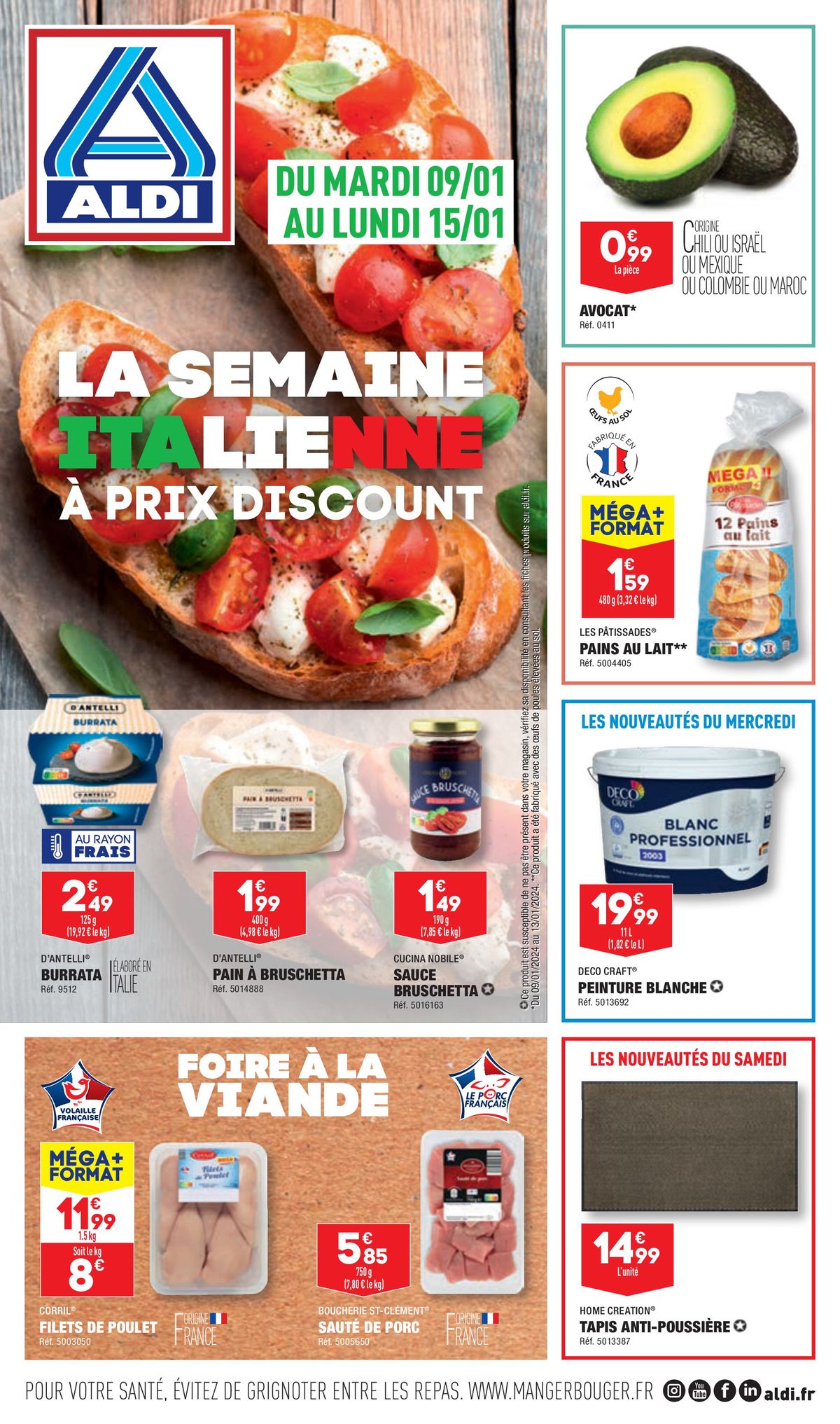 Catalogue LA SEMAINE ITALIENNE À PRIX DISCOUNT, page 00001